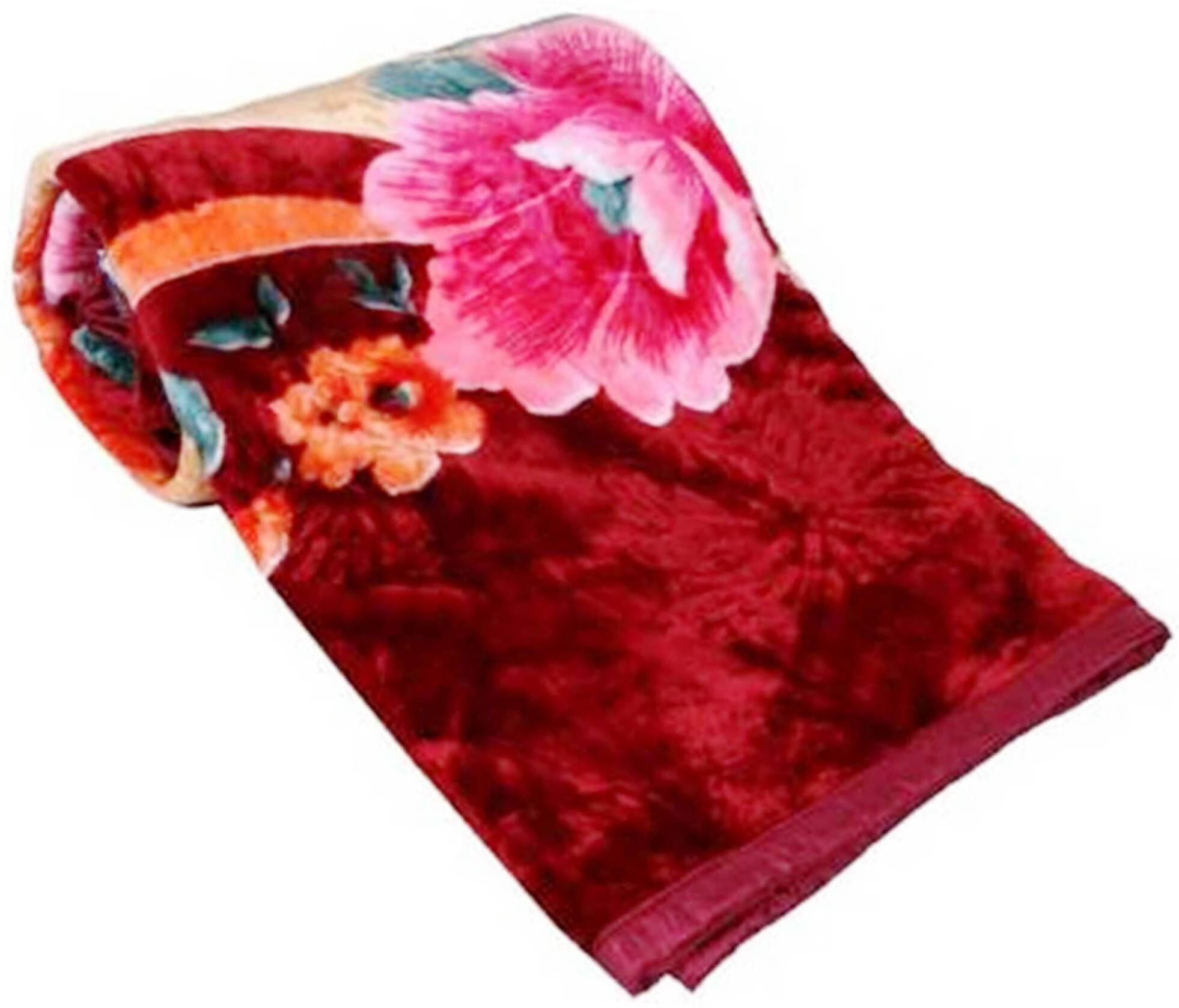 KHUSHRIT Mink Solid Double Bed Blanket ( 240 cm x 220 cm ) - Multi ( Pack of 1 ) KHUSHRIT Mink Solid Double Bed Blanket ( 240 cm x 220 cm ) - Multi ( Pack of 1 )