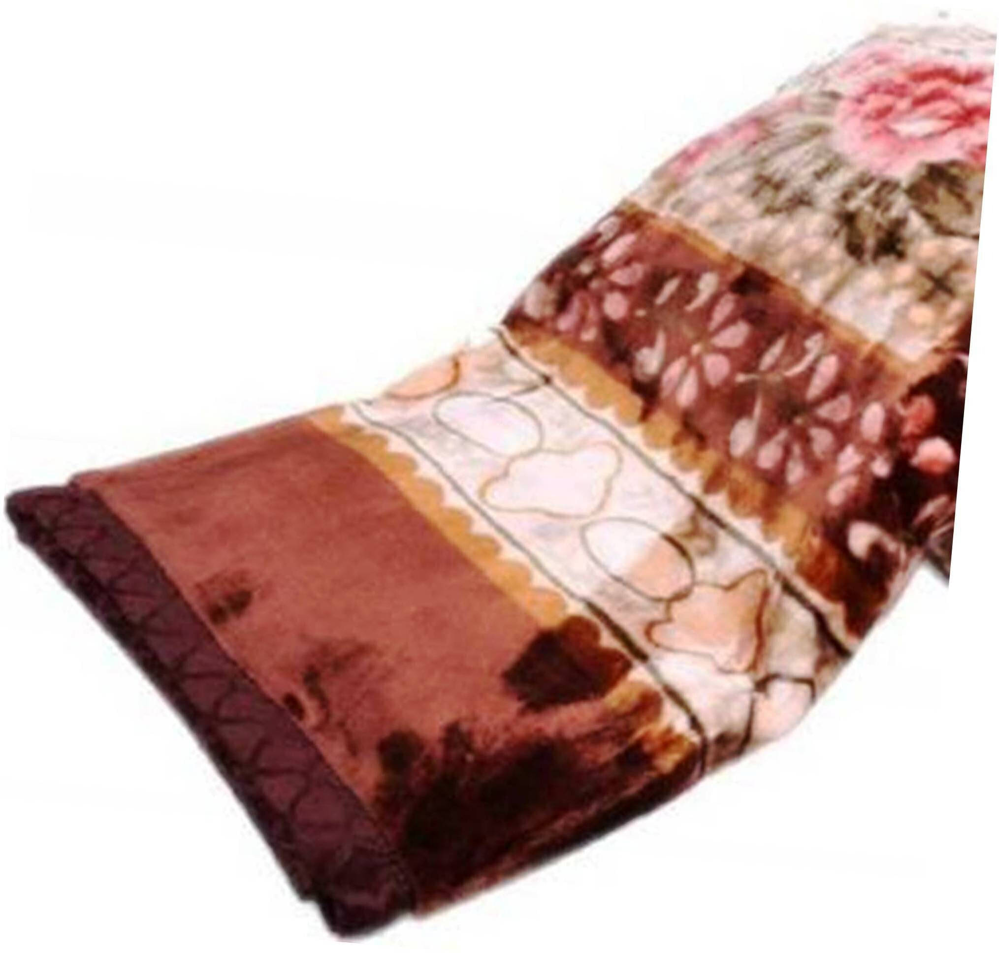     			KHUSHRIT Mink Solid Double Bed Blanket ( 240 cm x 220 cm ) - Multi ( Pack of 1 )