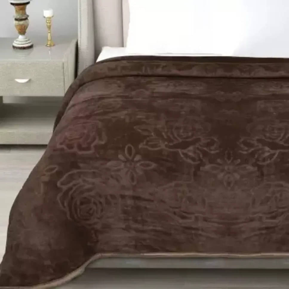 KHUSHRIT Mink Solid Single Bed Blanket ( 270 cm x 270 cm ) - Brown ( Pack of 1 ) KHUSHRIT Mink Solid Single Bed Blanket ( 270 cm x 270 cm ) - Brown ( Pack of 1 )