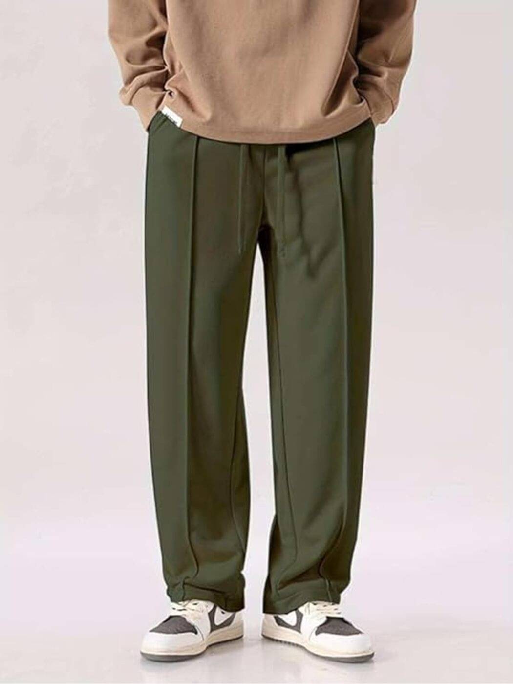     			Krival Olive Green Lycra Men's Trackpants ( Pack of 1 )