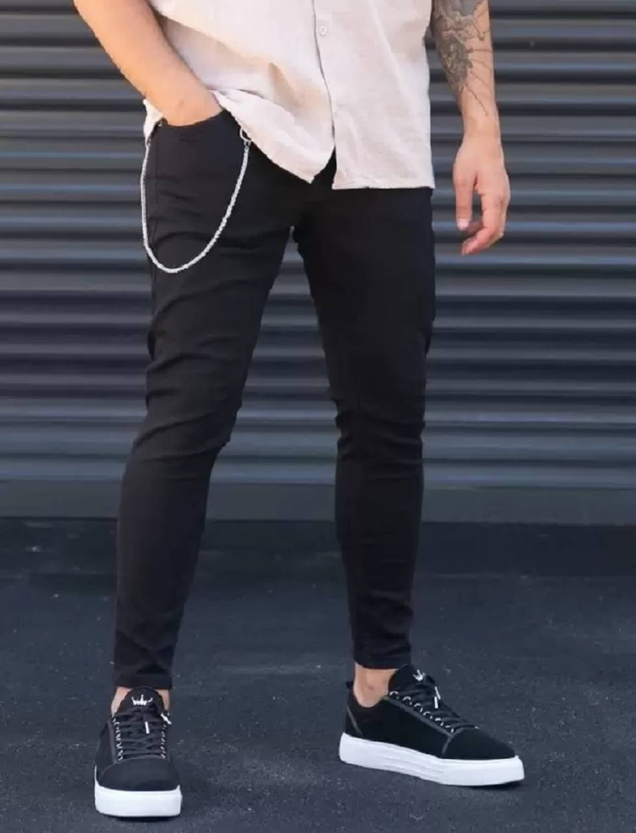 POKHINDA Skinny Fit Basic Men's Jeans - Black ( Pack of 1 )     			POKHINDA Skinny Fit Basic Men's Jeans - Black ( Pack of 1 )
