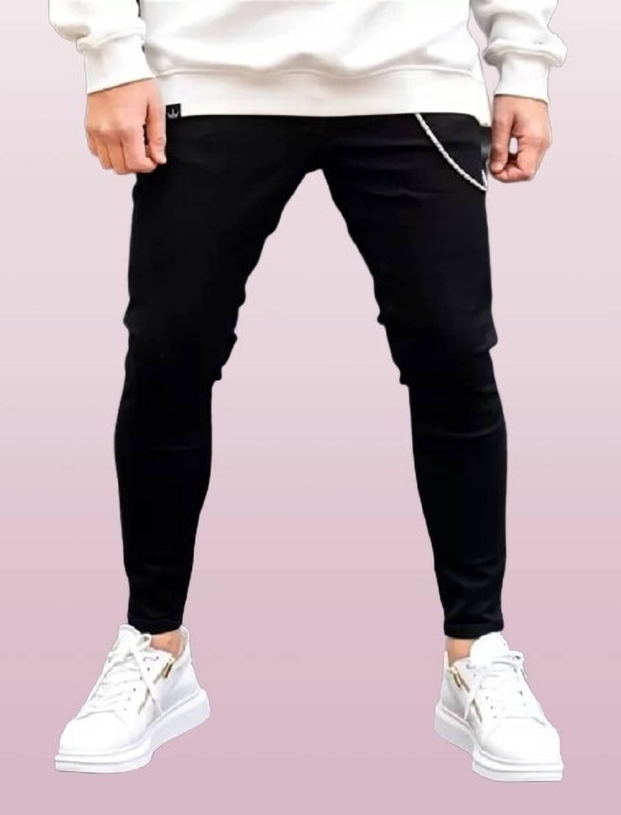 POKHINDA Skinny Fit Basic Men's Jeans - Black ( Pack of 1 )     			POKHINDA Skinny Fit Basic Men's Jeans - Black ( Pack of 1 )