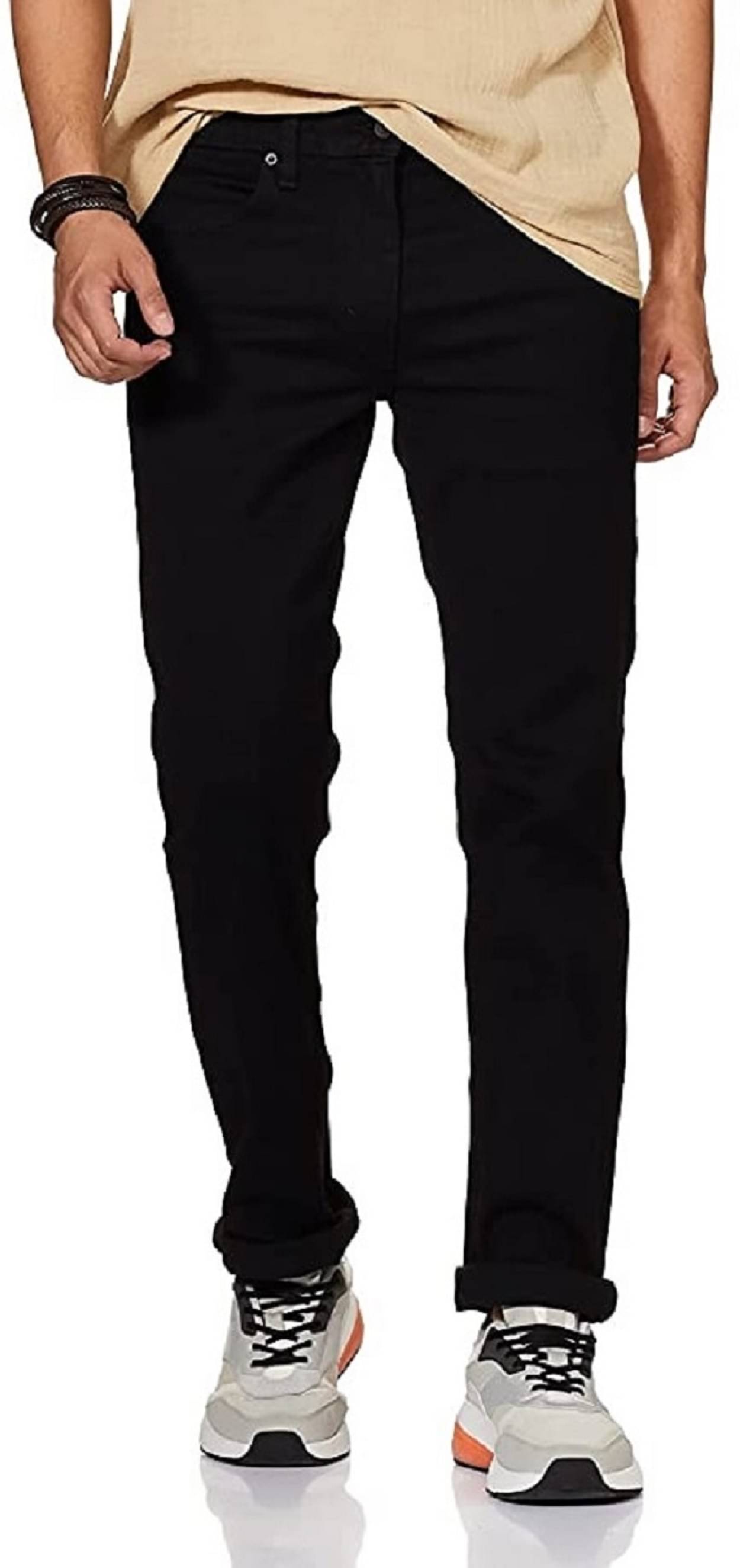 POKHINDA Slim Fit Basic Men's Jeans - Black ( Pack of 1 )     			POKHINDA Slim Fit Basic Men's Jeans - Black ( Pack of 1 )
