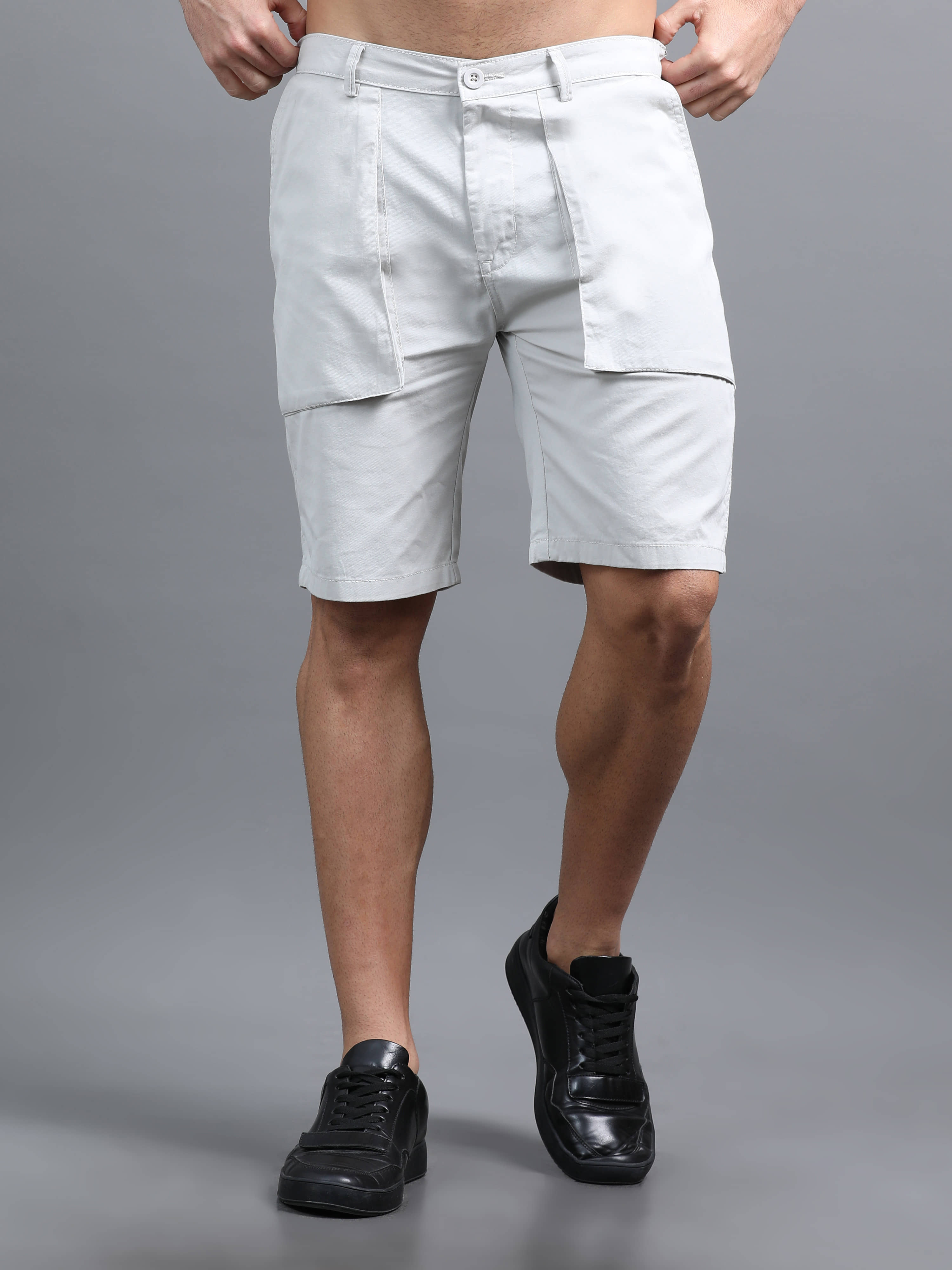 Paul Street Off White Cotton Men's Shorts ( Pack of 1 ) - Shorts | Buy online on ZillyBuy