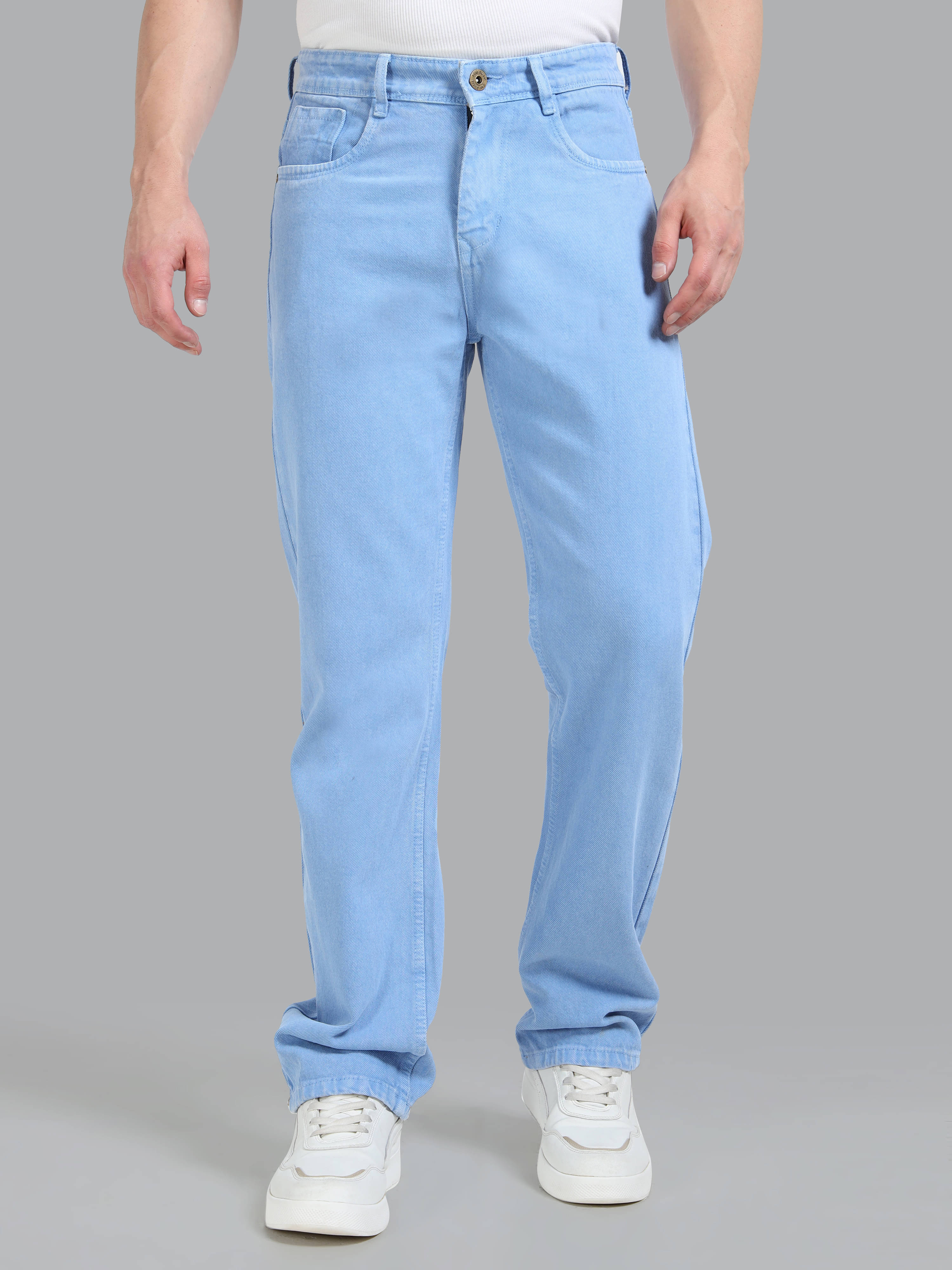     			Paul Street Relaxed Clean Look Men's Jeans - Blue ( Pack of 1 )
