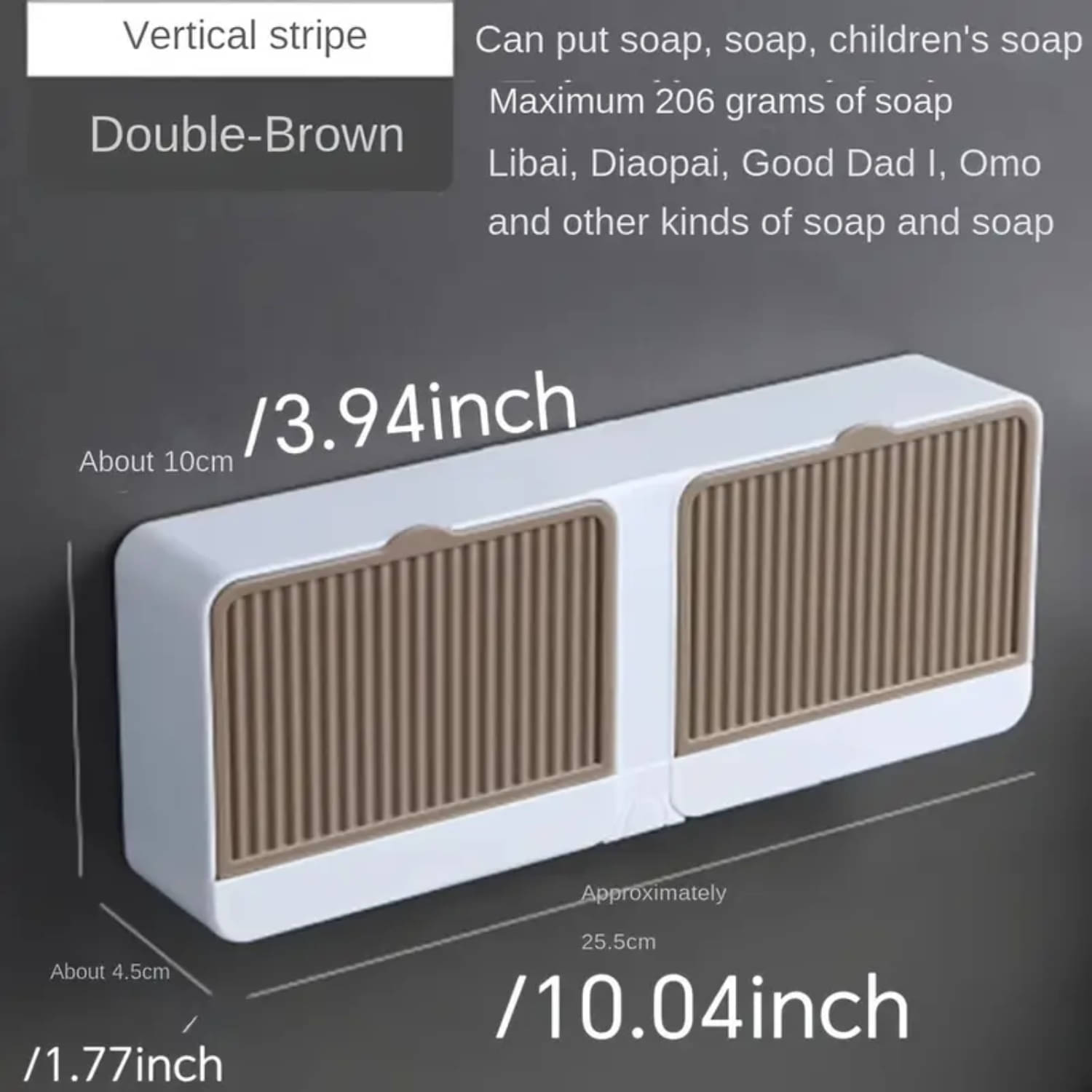     			Radhe Creation Wall Mounted Bathroom Storage Organizer with Sliding Cover, Toothbrush Holder, Cosmetic Shelf & Watch Hook – Waterproof, Space Saving Bathroom Shelf