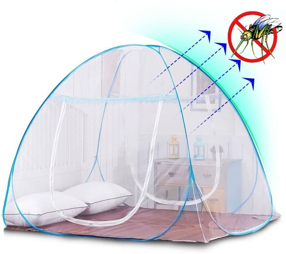     			SIFRA - Multi Polycotton Foldable Mosquito Net ( Pack of 1 )