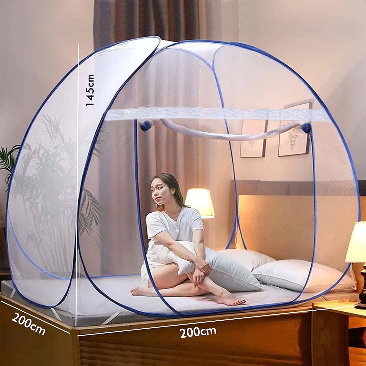     			SIFRA - Multi Polycotton Tent Mosquito Net ( Pack of 1 )
