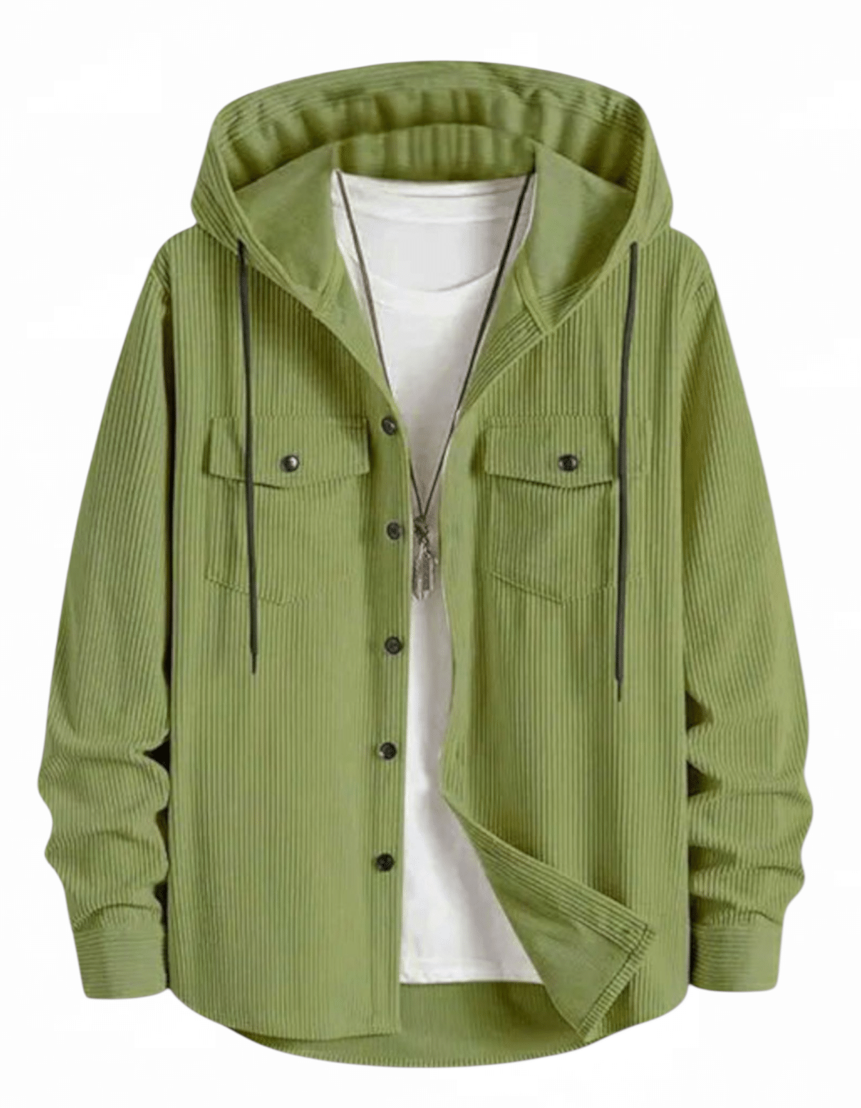     			TB COLLECTION Cotton Blend Regular Fit Solids Full Sleeves Men's Casual Shirt - Green ( Pack of 1 )