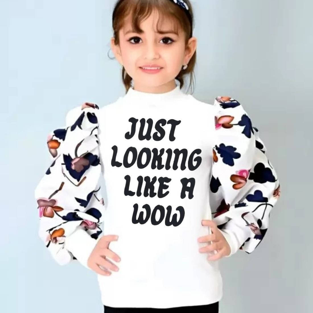     			Wahoo Pack of 1 Girls Cotton Blend Top ( Maroon )
