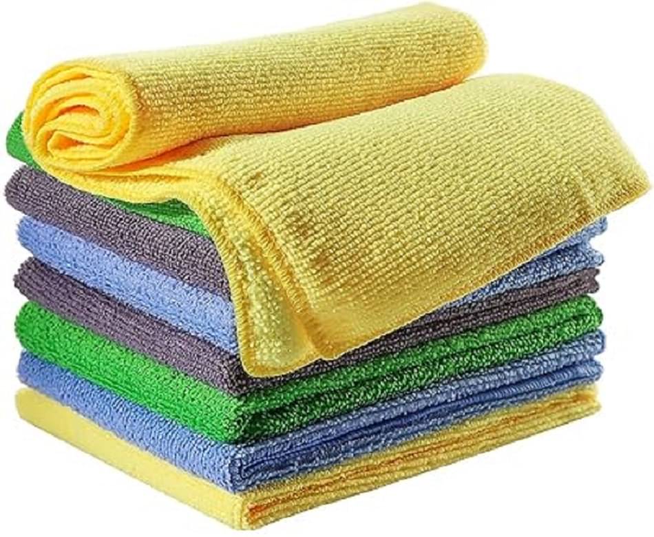     			bestrix Multicolor 400 GSM Microfiber Cloth For Automobile ( Pack of 3 )