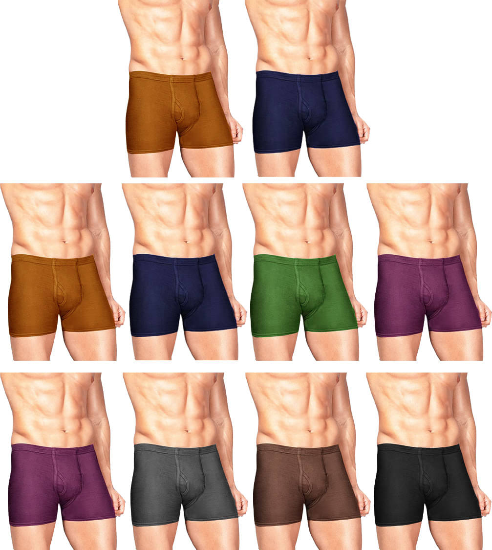 dixcy josh Pack of 10 Cotton Trunks For Men's ( Multicolor ) dixcy josh Pack of 10 Cotton Trunks For Men's ( Multicolor )