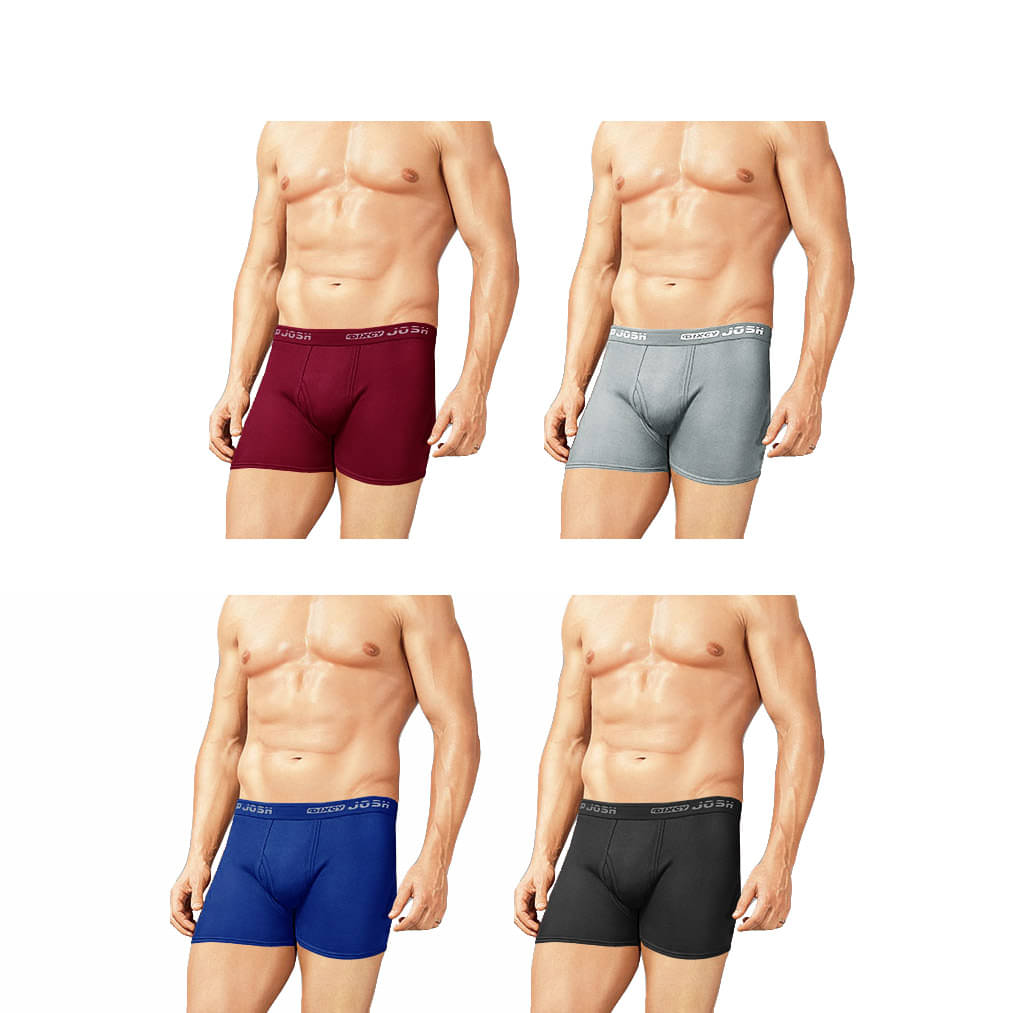dixcy josh Pack of 4 Cotton Trunks For Men's ( Multicolor ) dixcy josh Pack of 4 Cotton Trunks For Men's ( Multicolor )