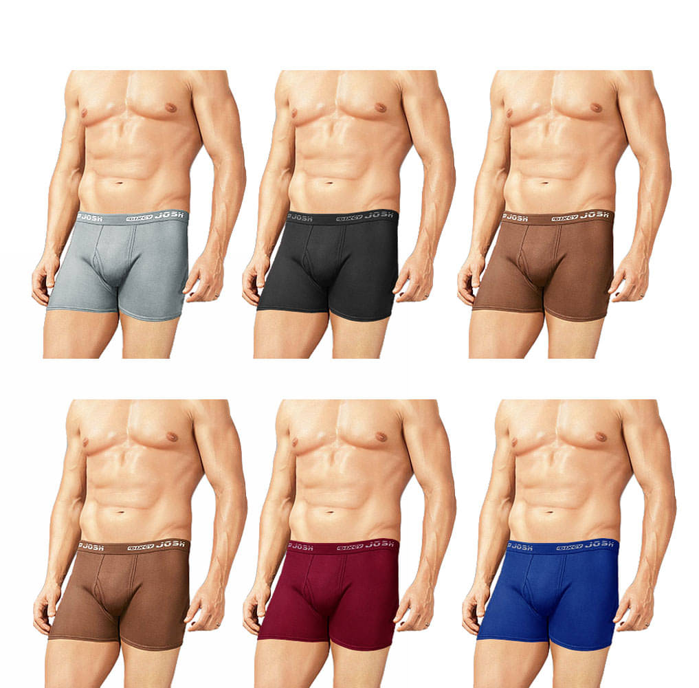 dixcy josh Pack of 6 Cotton Trunks For Men's ( Multicolor ) dixcy josh Pack of 6 Cotton Trunks For Men's ( Multicolor )