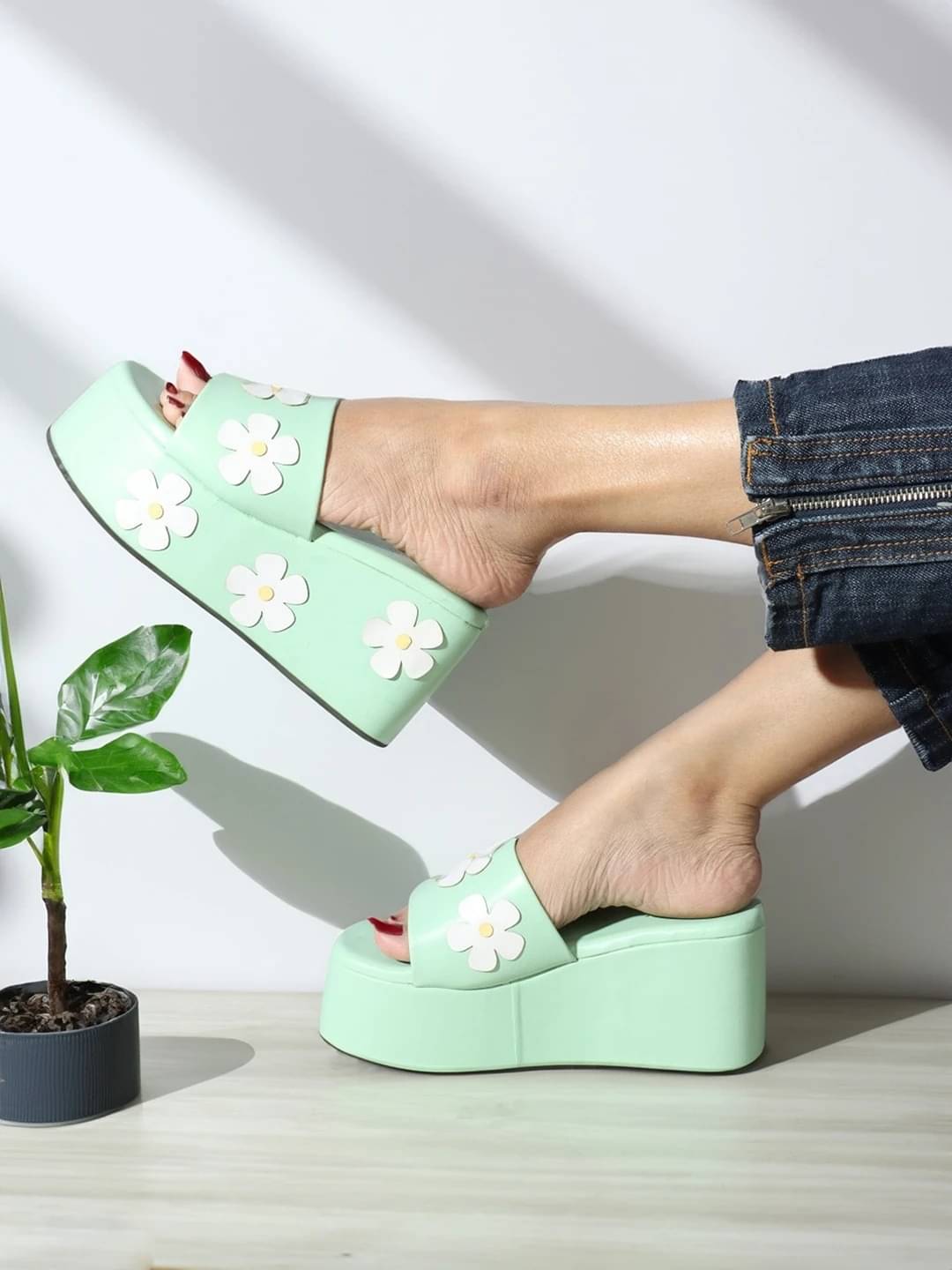 madam glorious Green Women's Peep Toes Heels     			madam glorious Green Women's Peep Toes Heels
