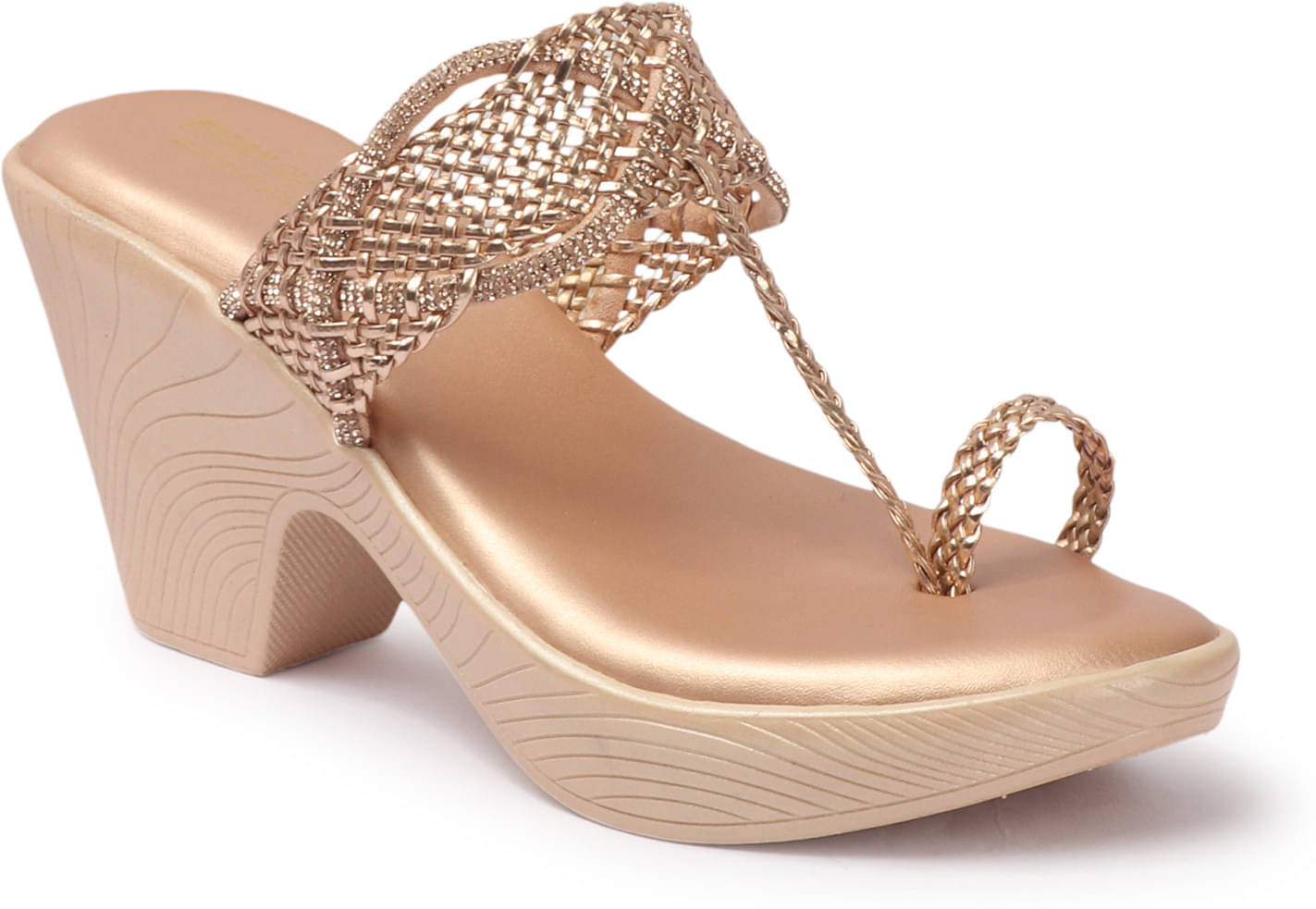     			madam glorious Pink Women's Peep Toes Heels