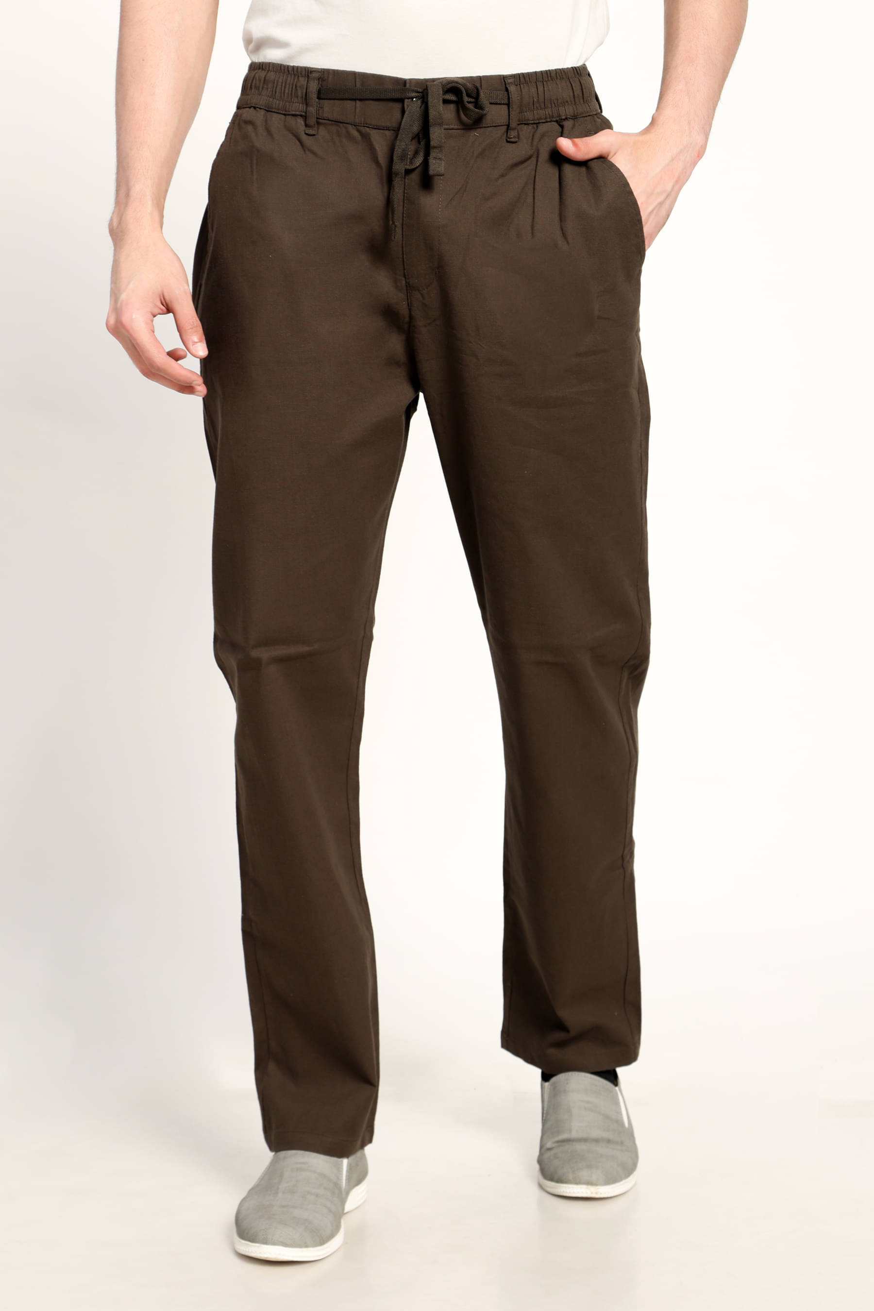     			AURAMIND Brown Nylon Men's Trackpants ( Pack of 1 )