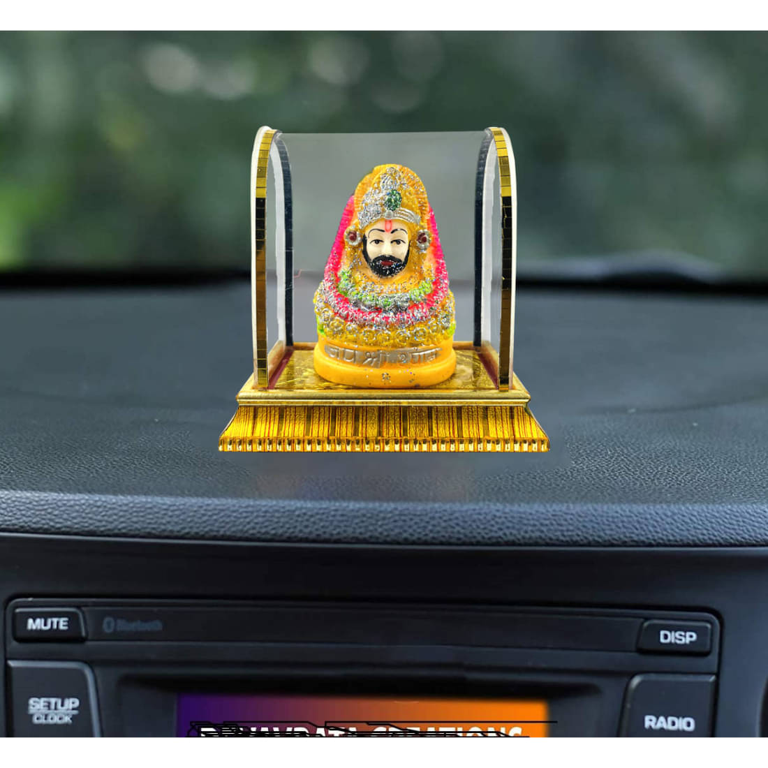 Awesome Craft Acrylic Khatu Shyam Idol ( 10 cm ) Awesome Craft Acrylic Khatu Shyam Idol ( 10 cm )