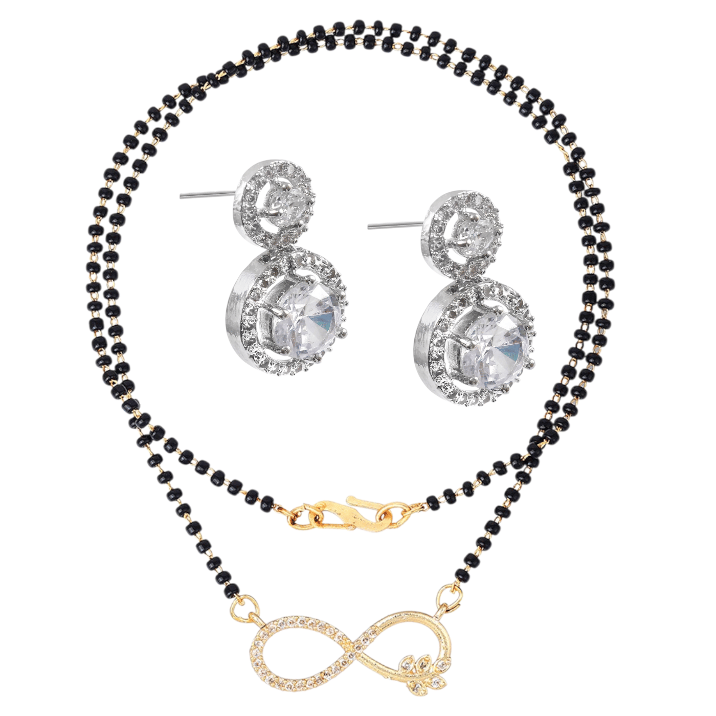 Charms Silver Mangalsutra Set ( Pack of 1 ) Charms Silver Mangalsutra Set ( Pack of 1 )