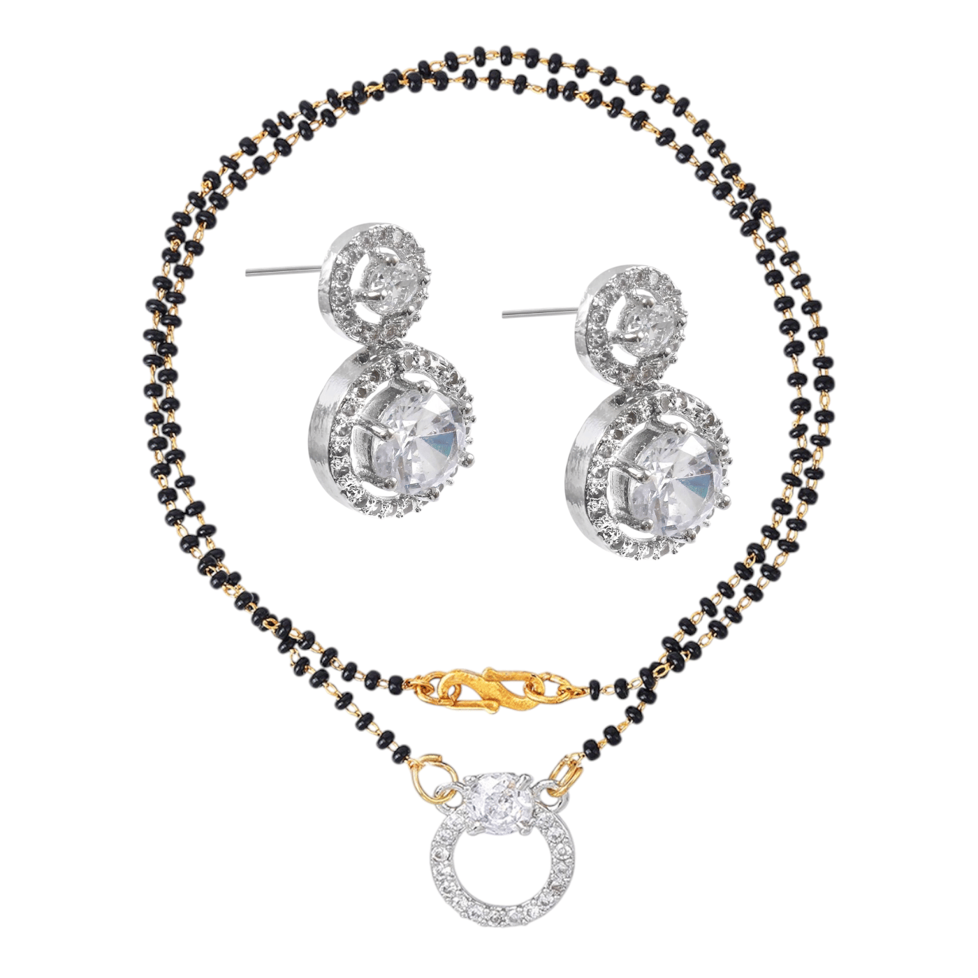 Charms Silver Mangalsutra Set ( Pack of 1 ) Charms Silver Mangalsutra Set ( Pack of 1 )