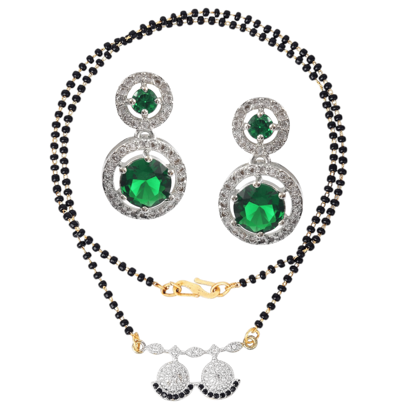 Charms Silver Mangalsutra Set ( Pack of 1 ) Charms Silver Mangalsutra Set ( Pack of 1 )