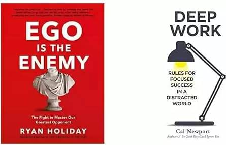     			Deep Work & Ego is Enemy Combo Pack (Set of 2 Books)