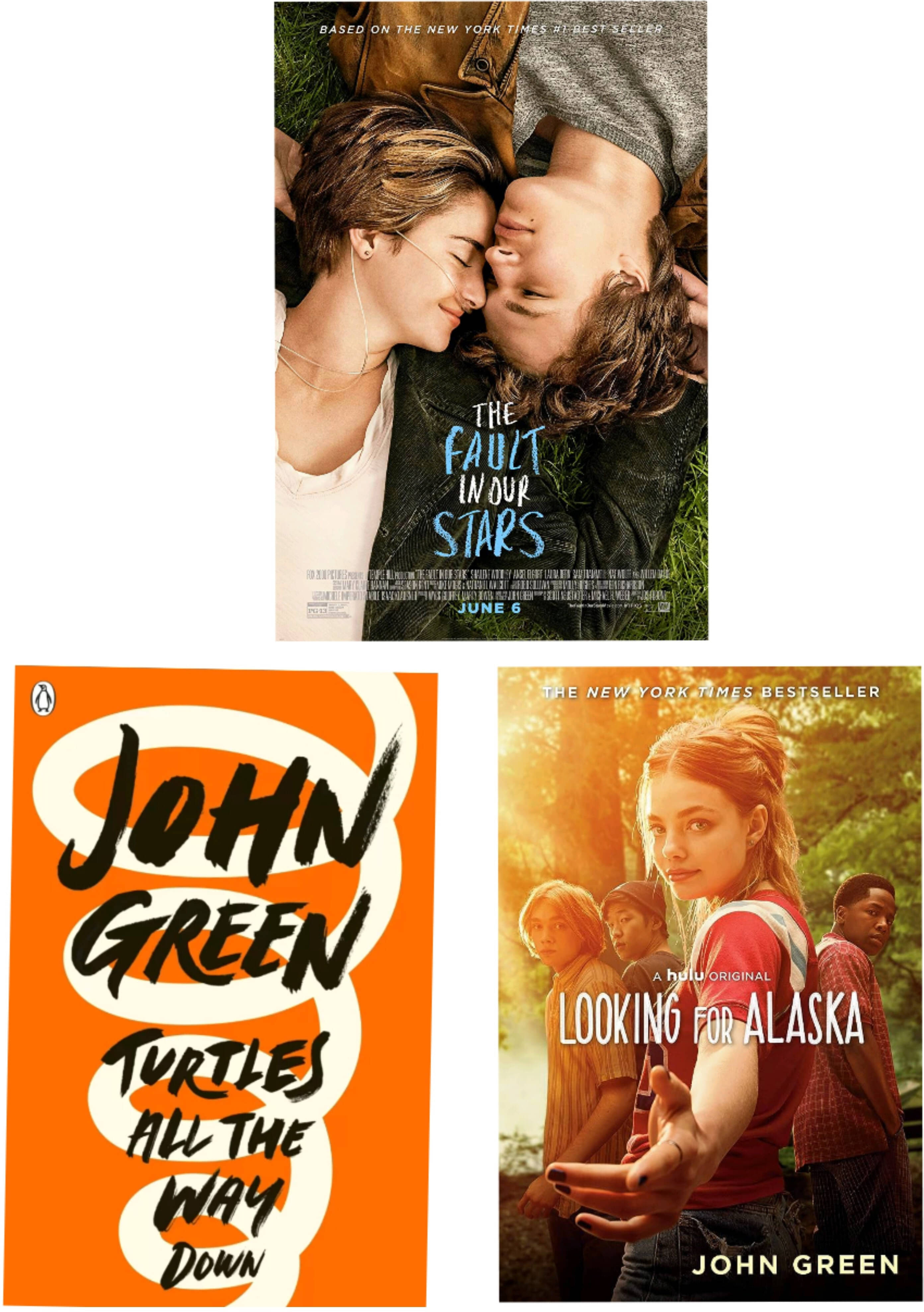     			Fault In Our Star Turtles All The Way Down And Looking For Alaska Combo