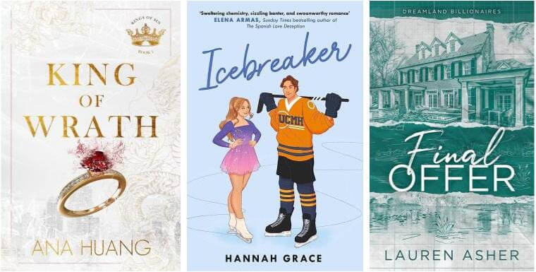 Final Offer + Icebreaker + King Of Wrath By Hannah Grace, Ana Huang, Lauren Asher English Paperback Book Latest Edition 2023 (Paperback, Lauren Asher + Hannah Grace + Ana Huang) Final Offer + Icebreaker + King Of Wrath By Hannah Grace, Ana Huang, Lauren Asher English Paperback Book Latest Edition 2023 (Paperback, Lauren Asher + Hannah Grace + Ana Huang)