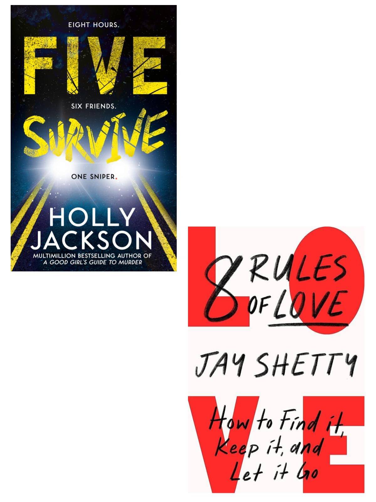 Five Survive + 8 Rules Of Love English (Paperback, Holly Jackson, Jay Shetty) Five Survive + 8 Rules Of Love English (Paperback, Holly Jackson, Jay Shetty)