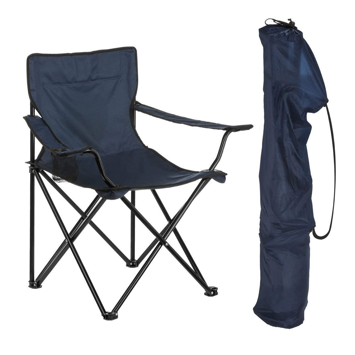     			Folding Chair Big - Portable Foldable Nylon Base Fabric Camping Chair for Fishing Beach Picnic Outdoor Chairs (Multicolor)
