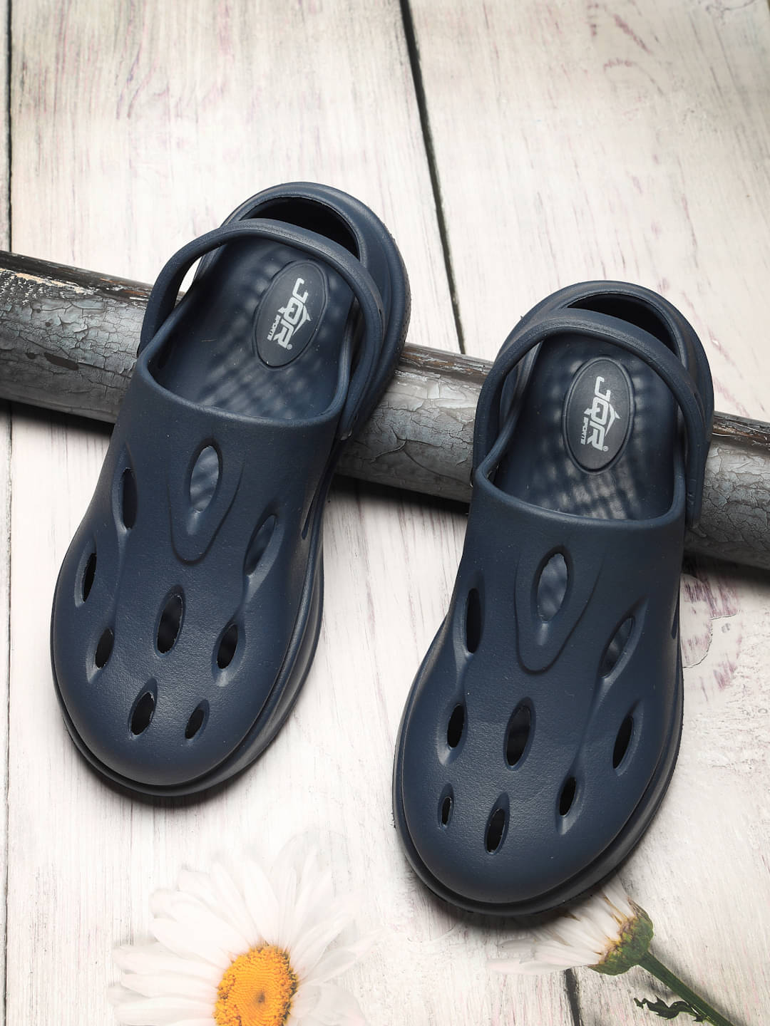     			JQR - Navy Men's Clogs