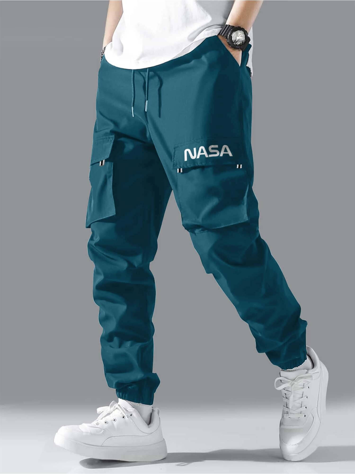     			JUMP CUTS Blue Polyester Men's Trackpants ( Pack of 1 )