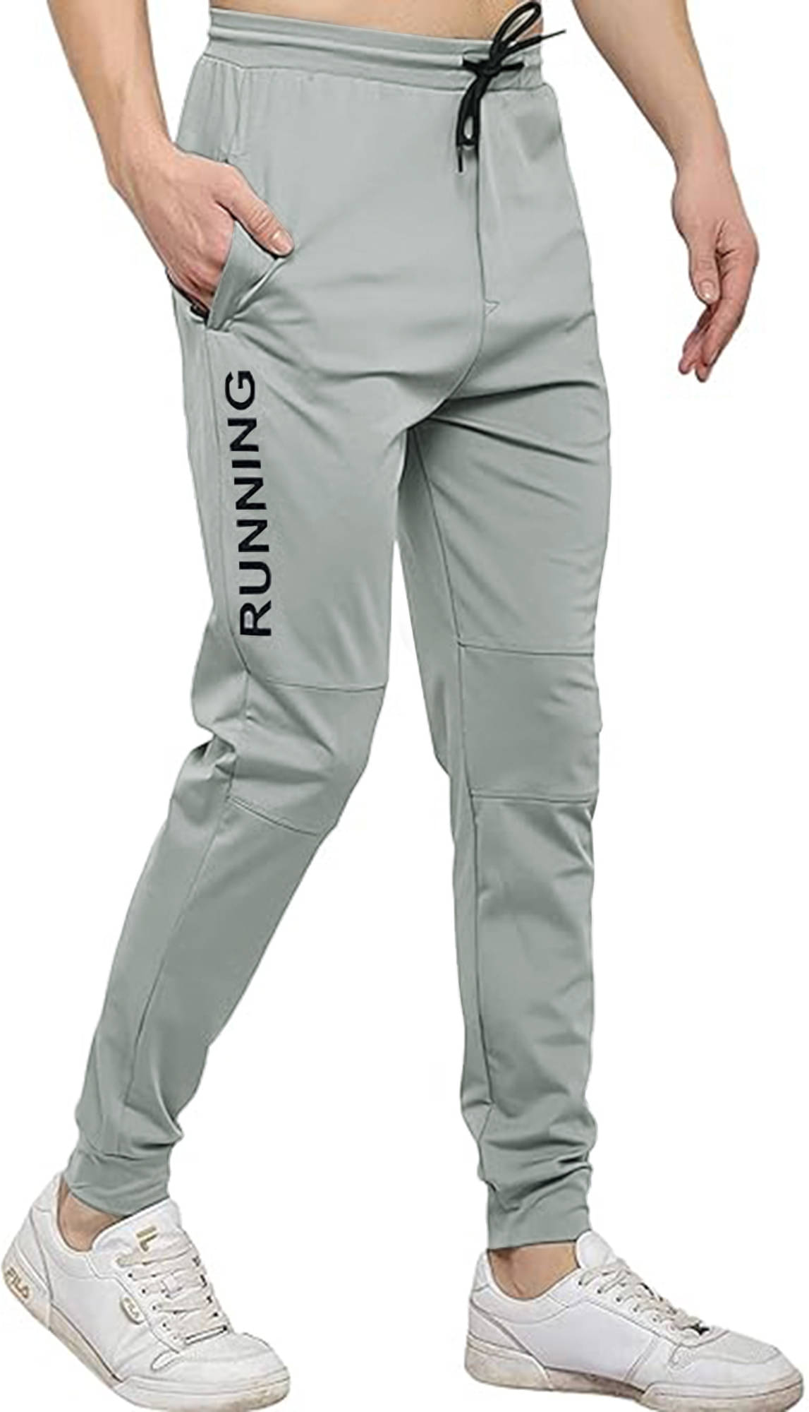     			JUMP CUTS Grey Polyester Men's Trackpants ( Pack of 1 )