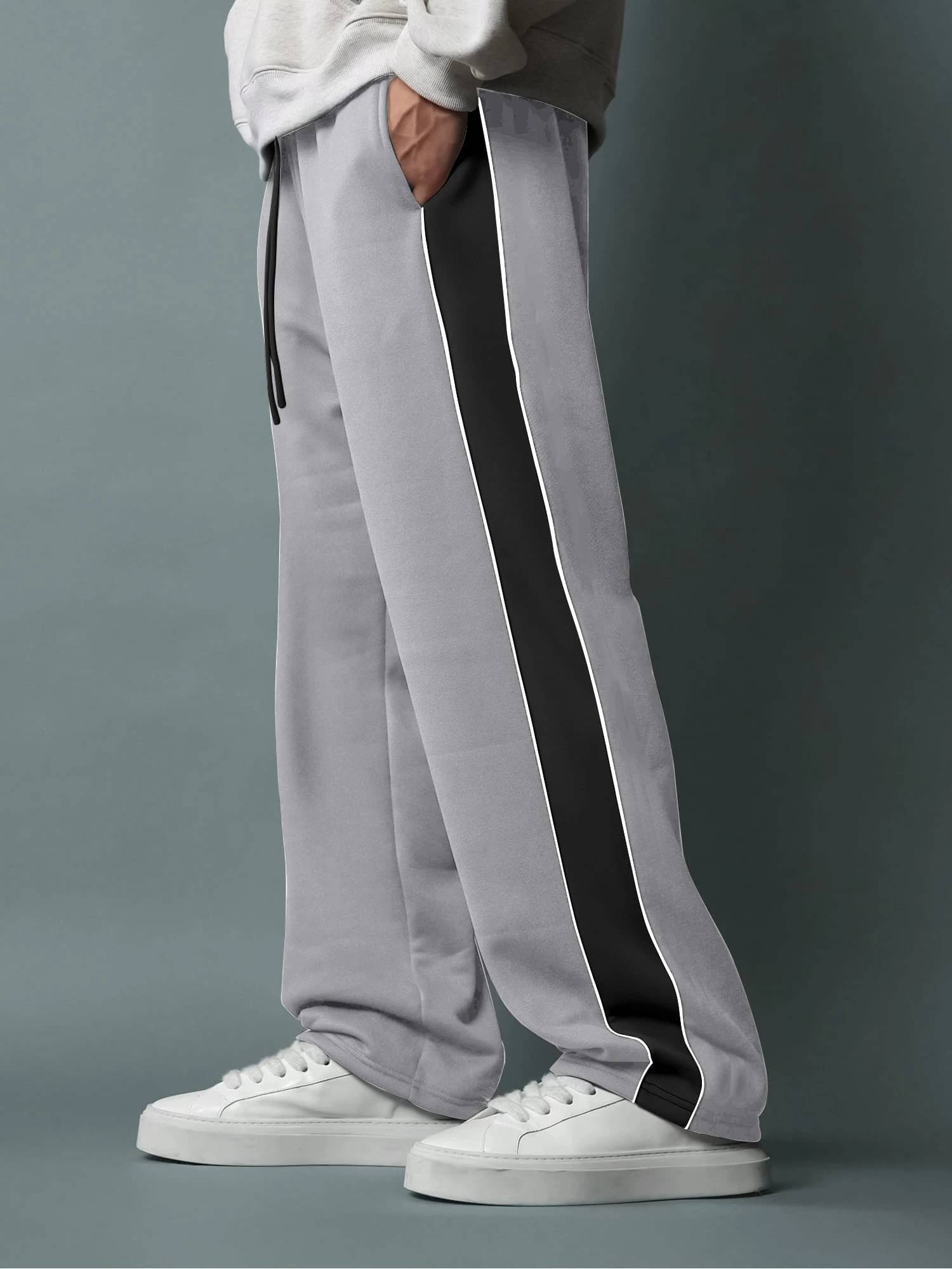     			JUMP CUTS Grey Polyester Men's Trackpants ( Pack of 1 )