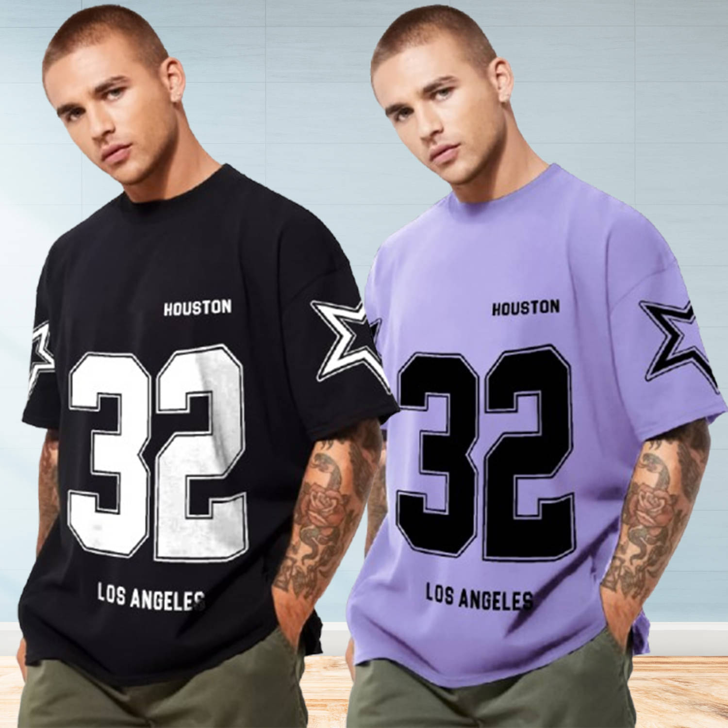     			JUMP CUTS Men Cotton Blend Regular Fit Printed T-Shirt ( Multicolor )