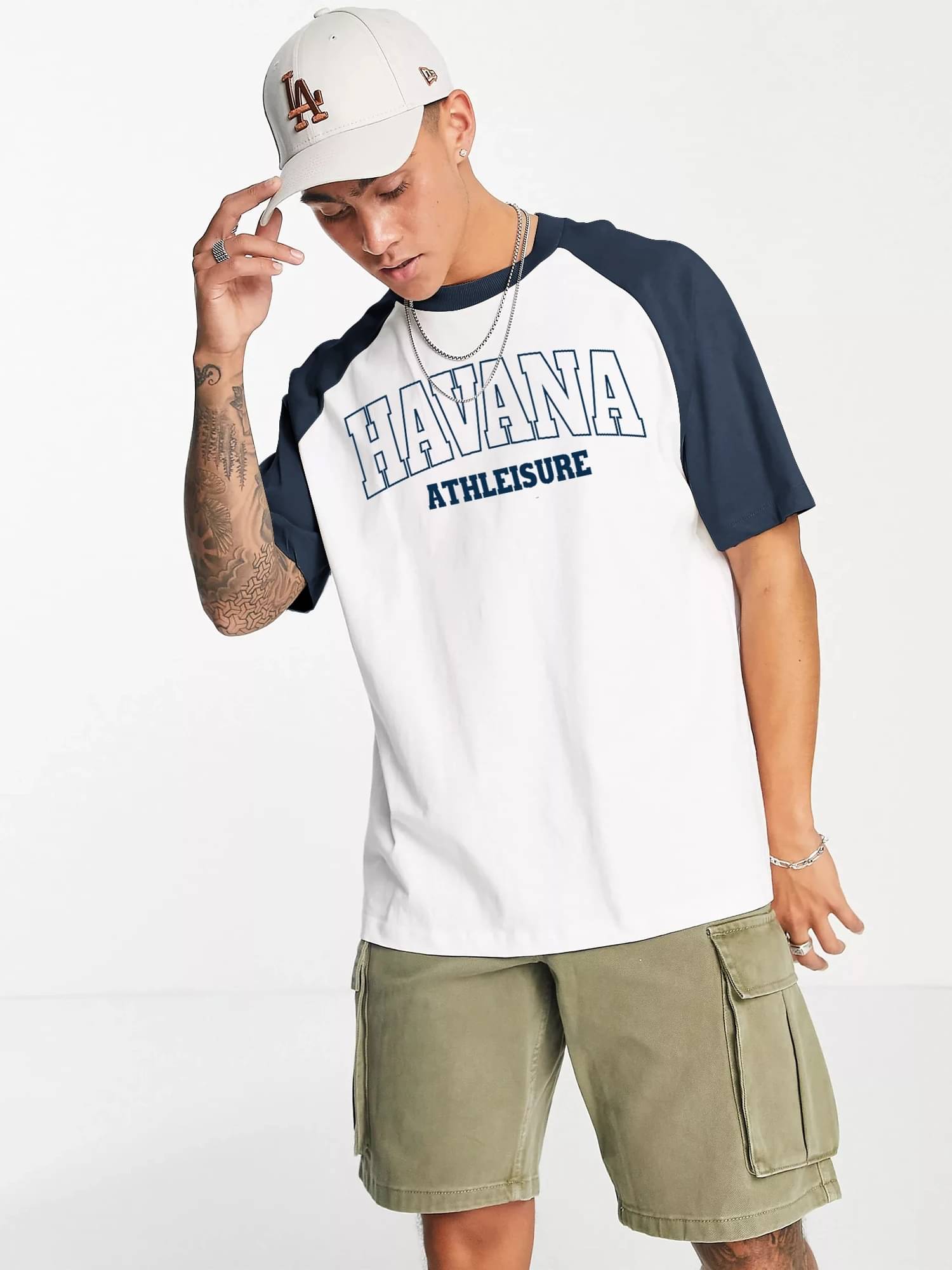 JUMP CUTS Men Cotton Blend Oversized Fit Printed T-Shirt ( Multicolor )     			JUMP CUTS Men Cotton Blend Oversized Fit Printed T-Shirt ( Multicolor )