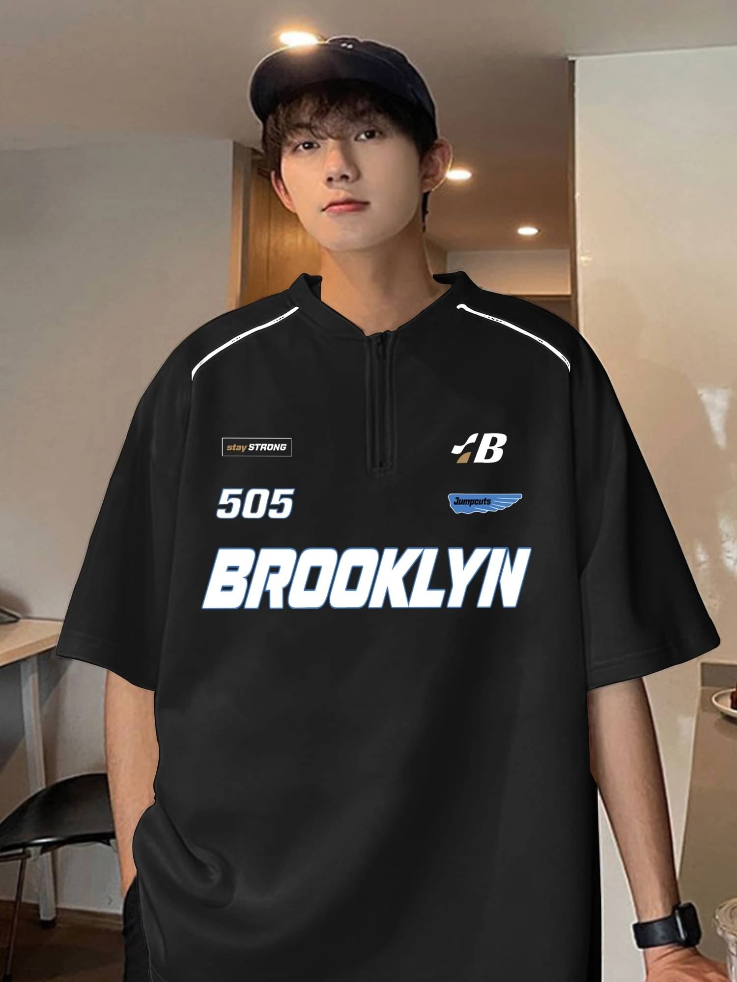 JUMP CUTS Men Cotton Blend Regular Fit Printed T-Shirt ( Multicolor ) JUMP CUTS Men Cotton Blend Regular Fit Printed T-Shirt ( Multicolor )