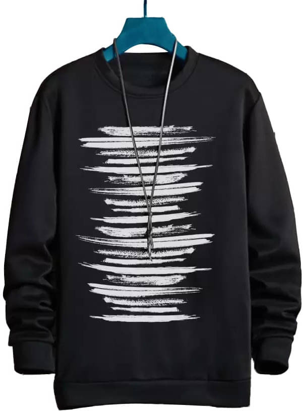     			JUMP CUTS Men Cotton Blend Slim Fit Printed T-Shirt ( Black )