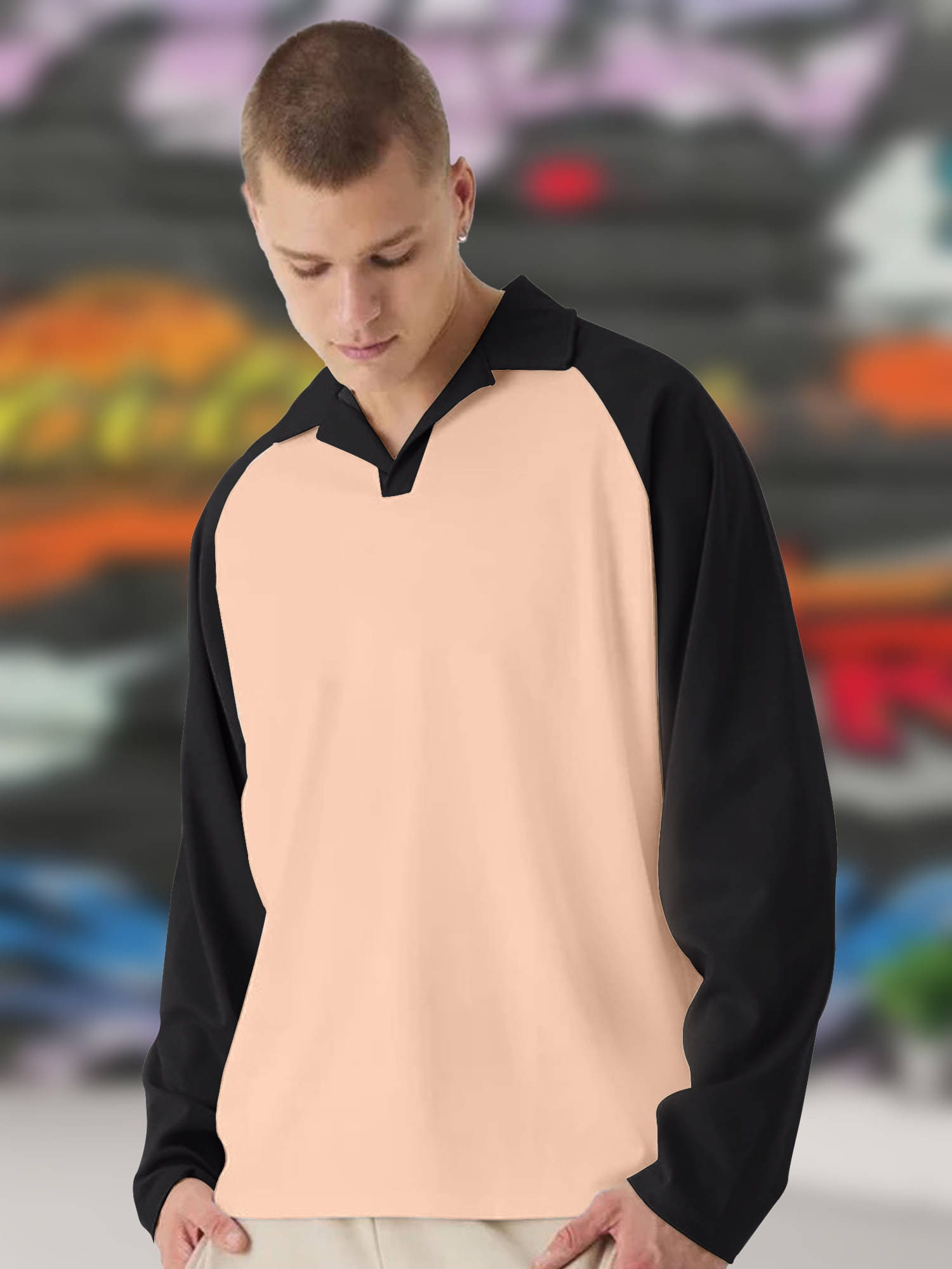 JUMP CUTS Men Cotton Regular Fit Colorblock Polo T Shirt ( Black ) JUMP CUTS Men Cotton Regular Fit Colorblock Polo T Shirt ( Black )