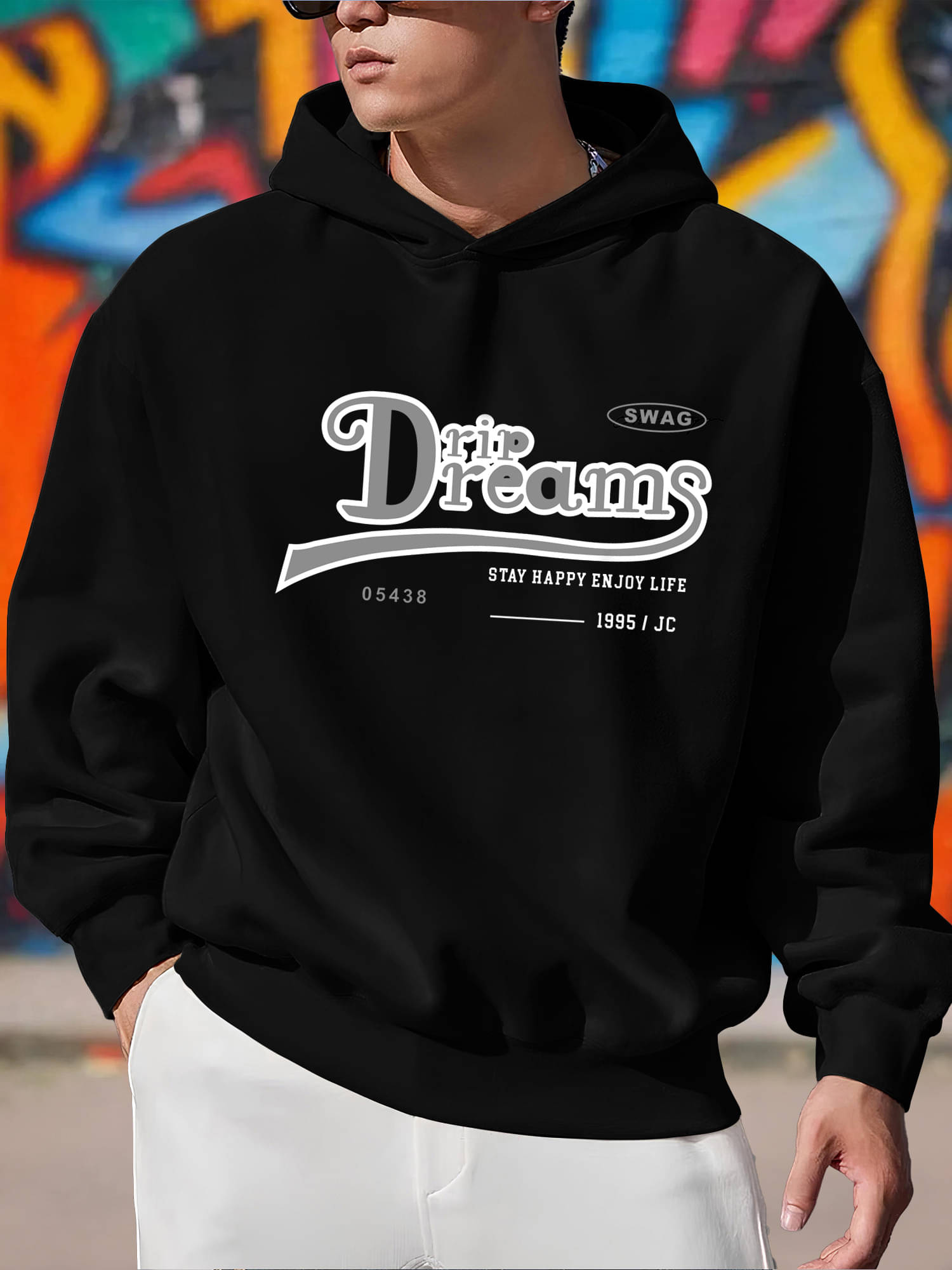 JUMP CUTS Men Cotton Regular Fit Printed T-Shirt ( Black )     			JUMP CUTS Men Cotton Regular Fit Printed T-Shirt ( Black )