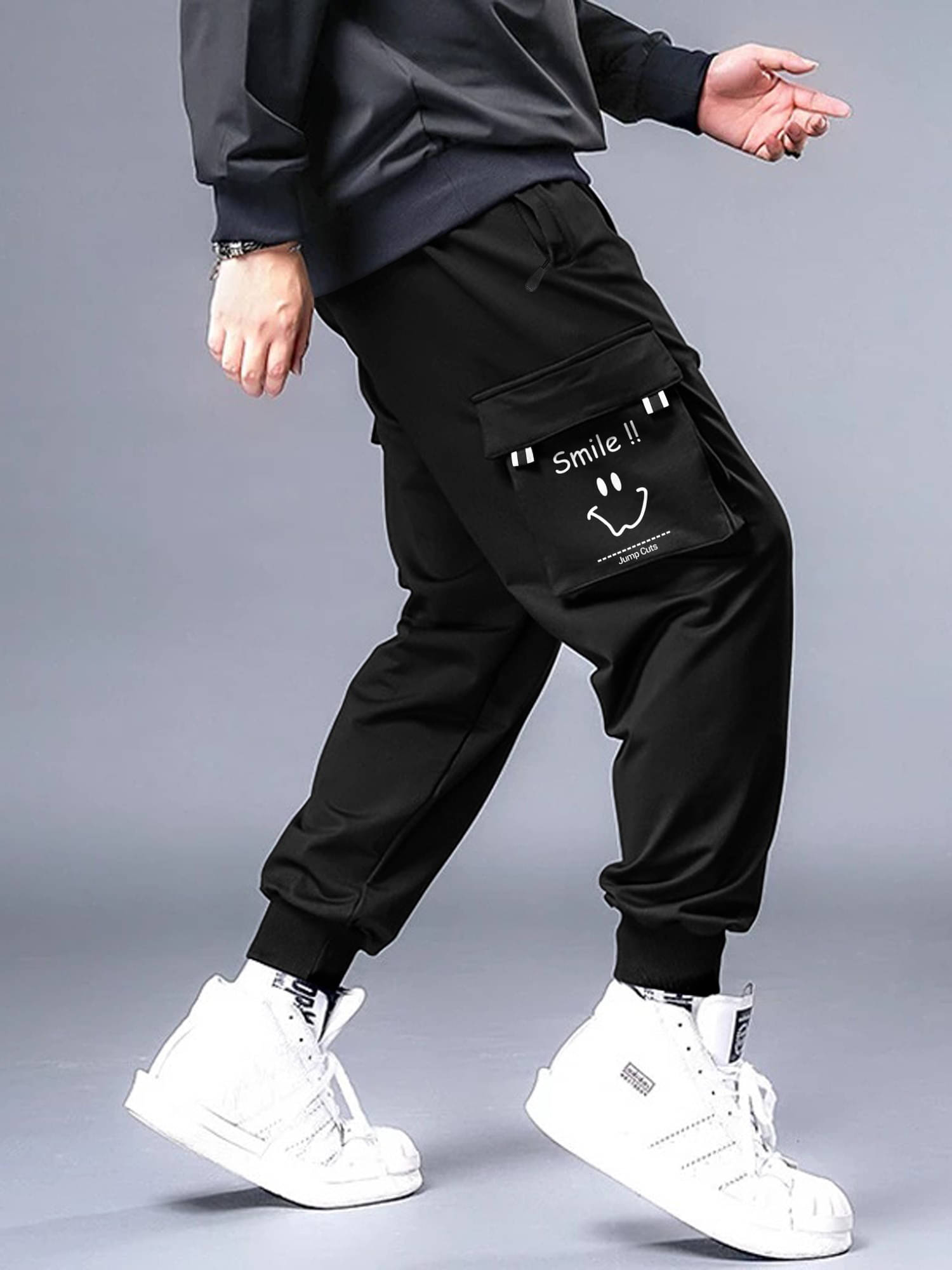     			JUMP CUTS Multicolor Polyester Men's Trackpants ( Pack of 1 )