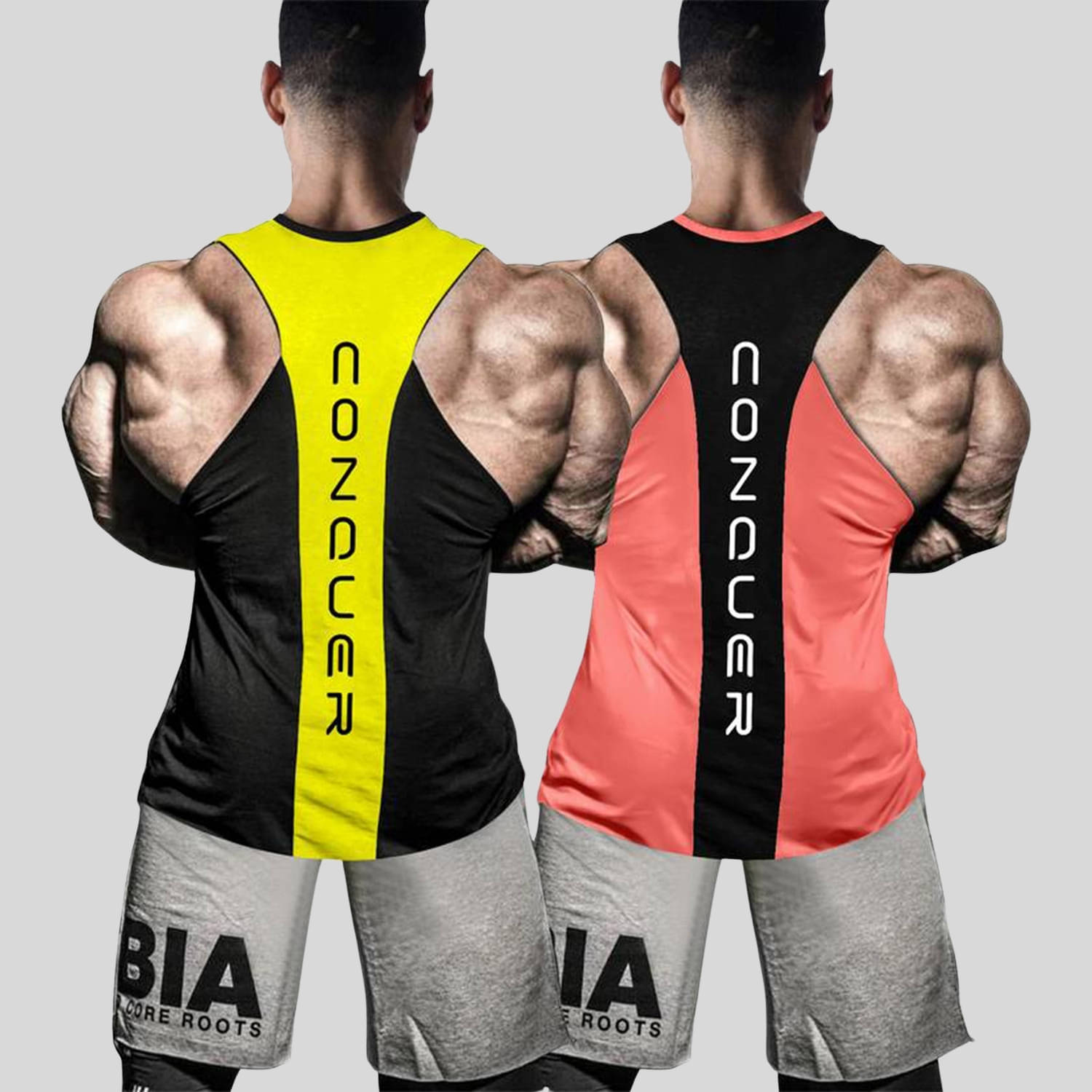    			JUMP CUTS Pack of 1 Polyester Gym Vest For Men ( Black )