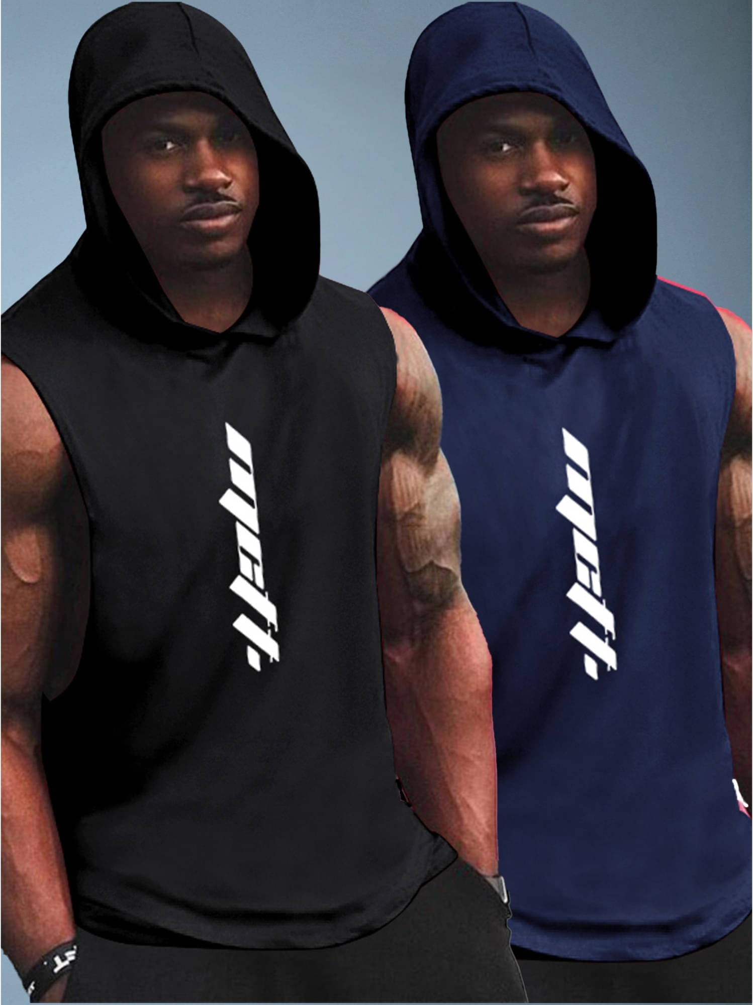     			JUMP CUTS Pack of 2 Polyester Gym Vest For Men ( Multicolor )