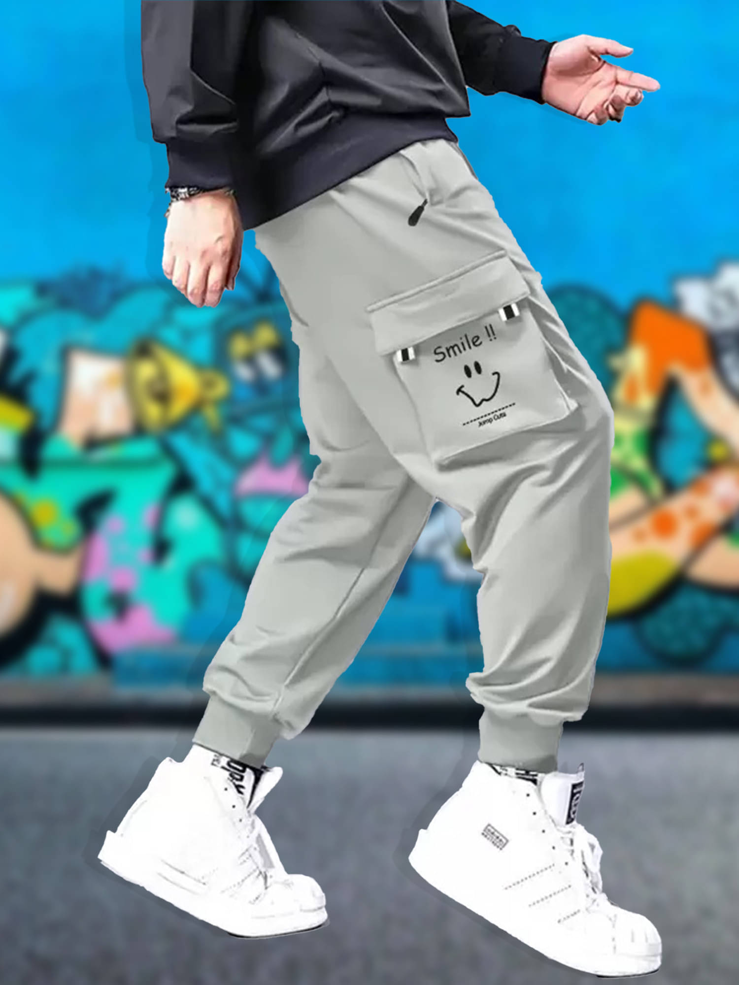     			JUMP CUTS Regular Pleated Men's Cargos - Green ( Pack of 1 )