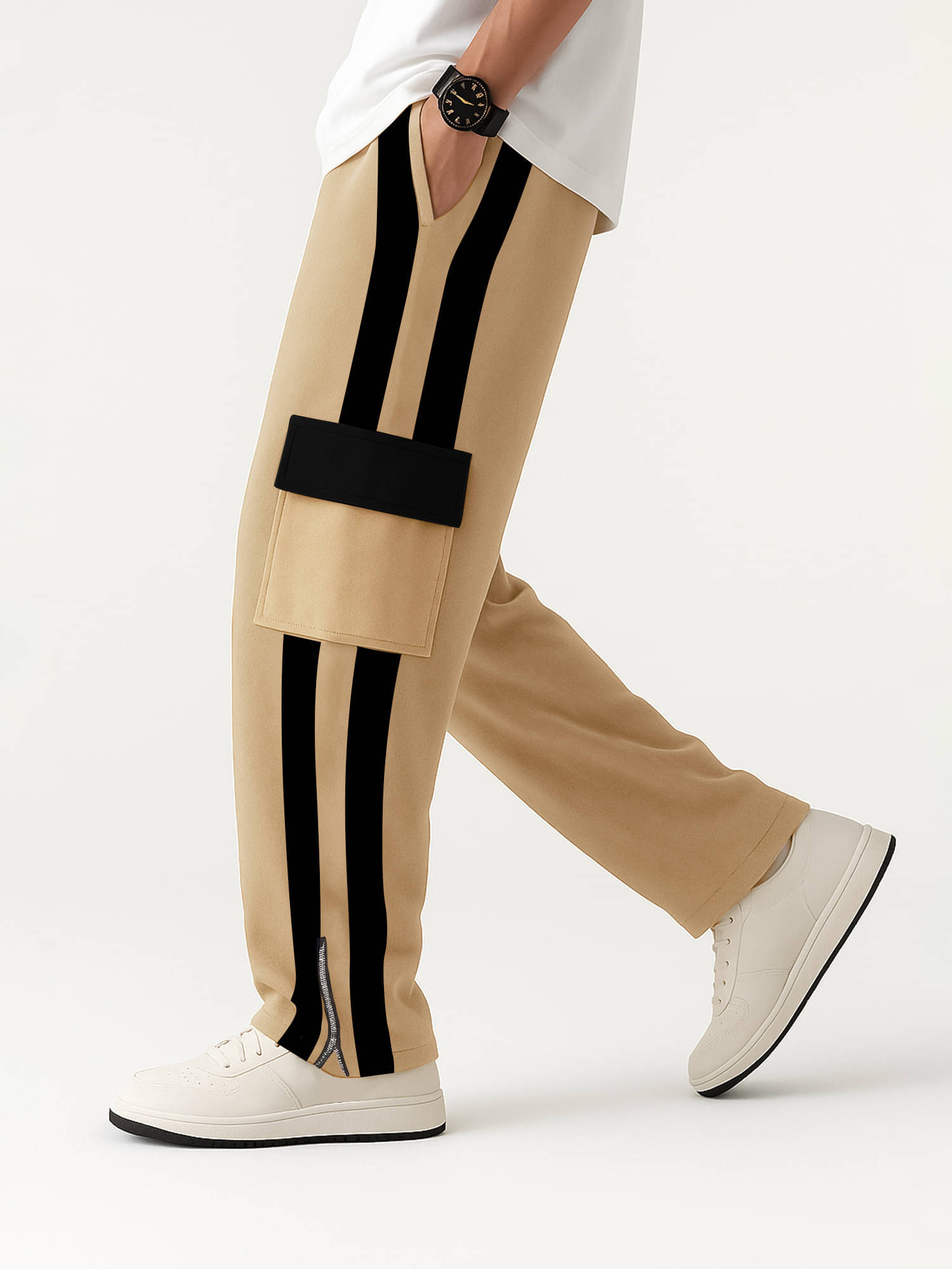     			JUMP CUTS Regular Men's Cargos - Multicolor ( Pack of 1 )