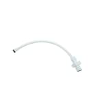 LuvBath Fitting 12-Inch Heavy PTMT Connection Pipe | Silver | Leakproof Hose Pipe for Hot & Cold Mixer Faucets | Suitable for Toilet, Basin, Sink, Geyser & Flush Tanks | 1 Piece, 12 inch