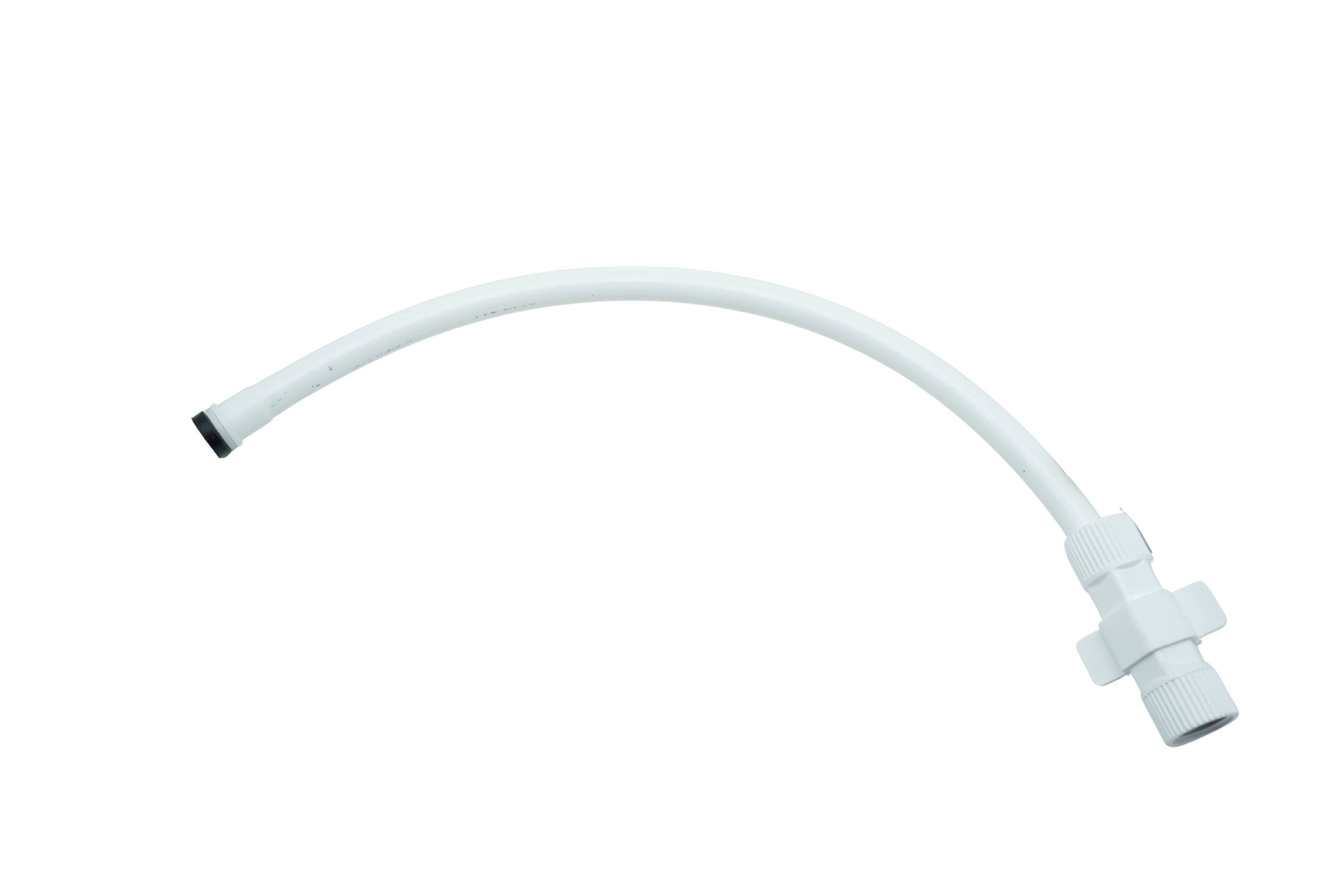     			LuvBath Fitting 48-Inch Heavy PTMT Connection Pipe | Silver | Leakproof Hose Pipe for Hot & Cold Mixer Faucets | Suitable for Toilet, Basin, Sink, Geyser & Flush Tanks | 1 Piece, 48 inch