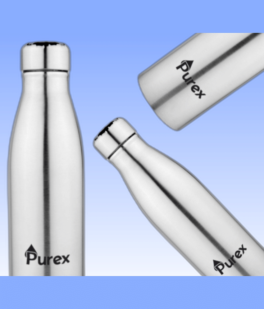 Tupperware Aquaslim Water Bottles - Set Of 4, 500 Ml Each, Leak-Proof & Lightweight