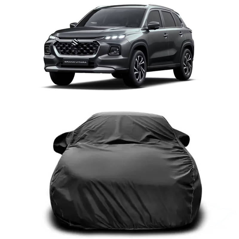     			RABABLI Maruti Suzuki Grand Vitara Without Mirror Pocket (Pack of 1, Black)