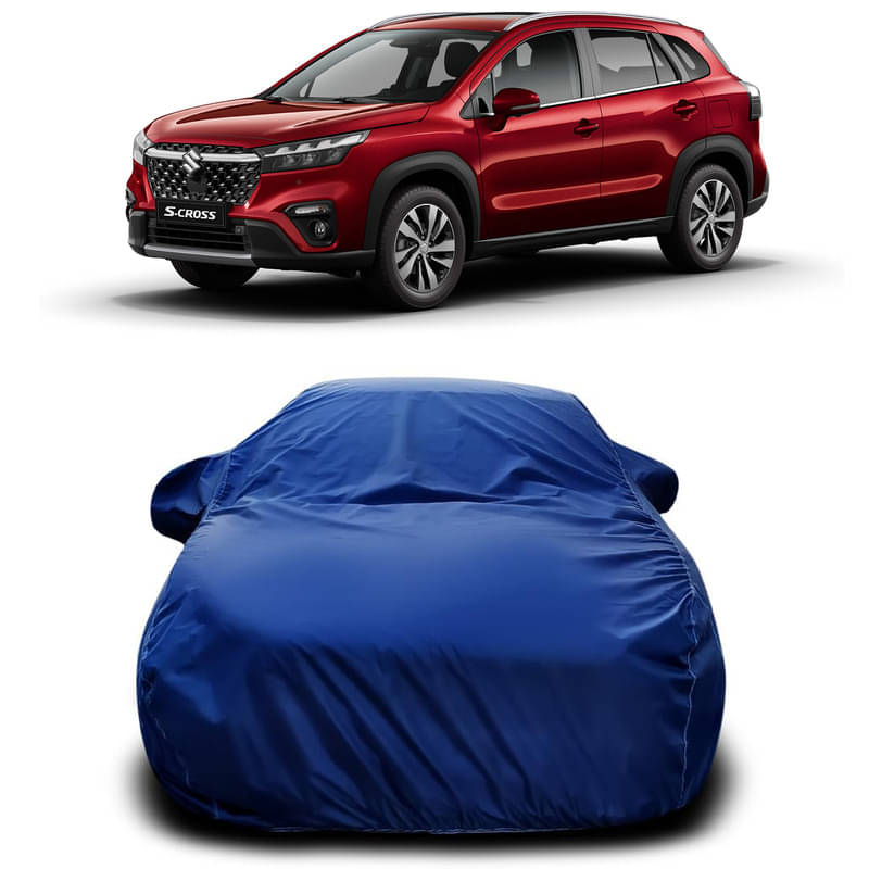     			RABABLI Maruti Suzuki S-Cross Without Mirror Pocket (Pack of 1, Blue)